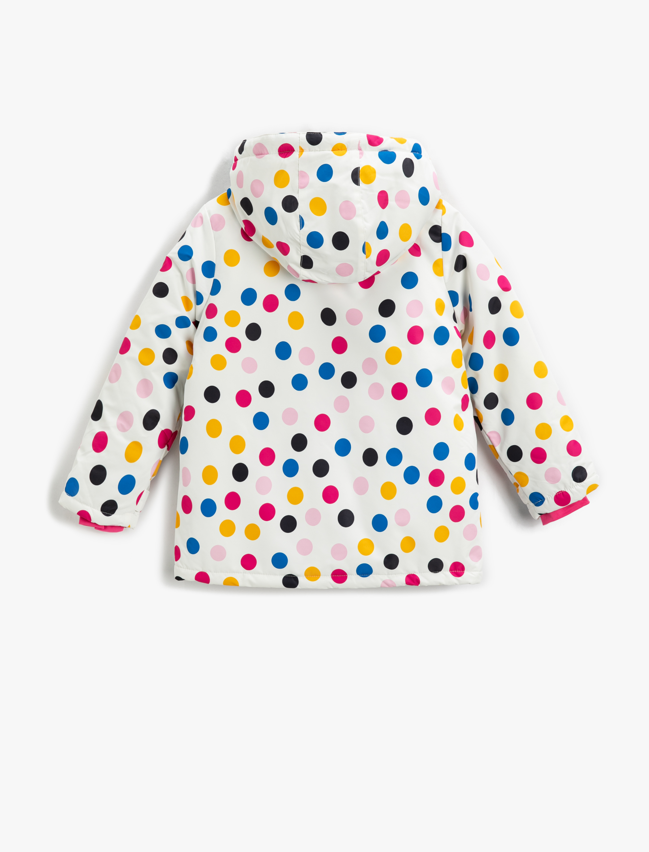  Kız Çocuk Kapüşonlu Şişme Mont Softshell Polar Astarlı