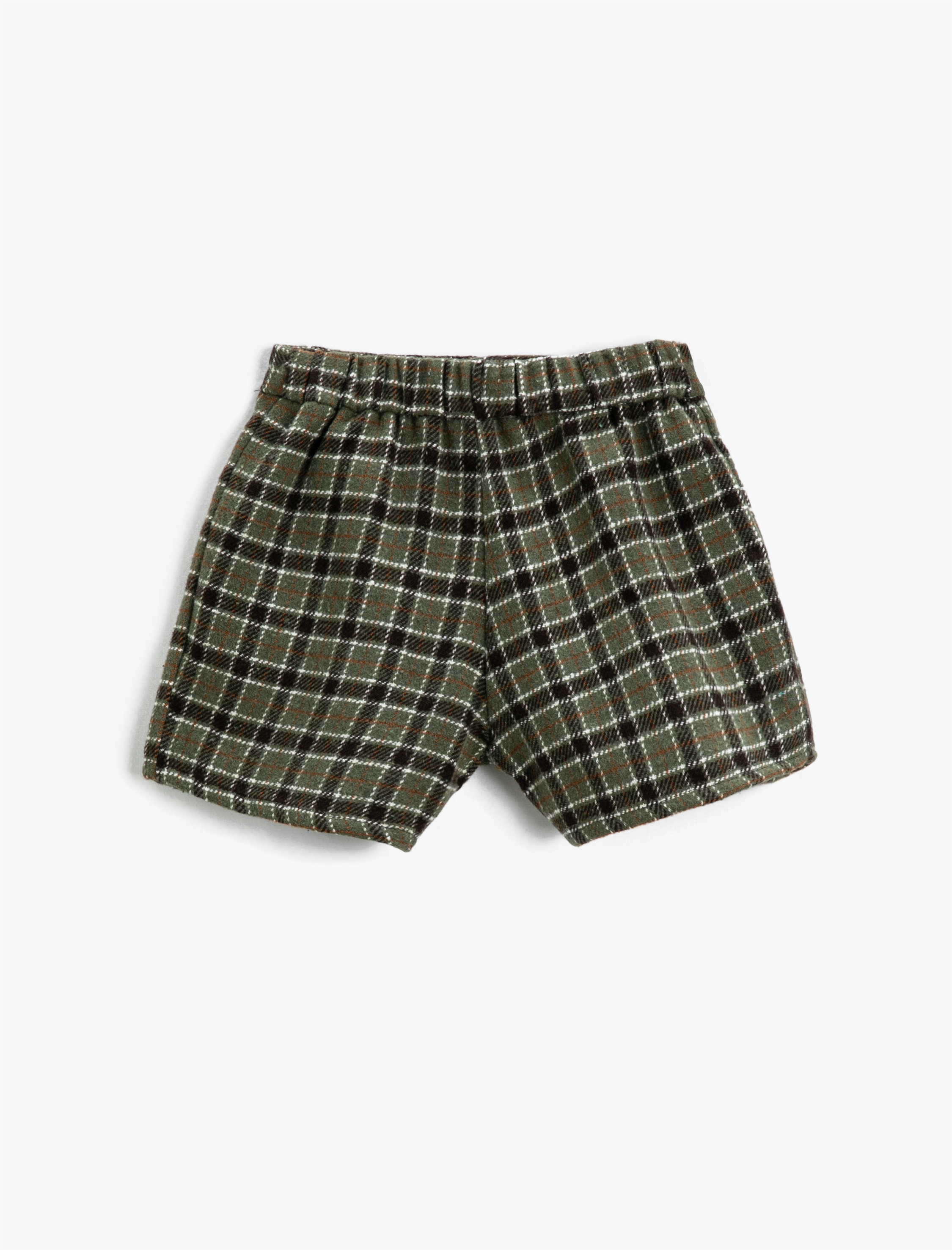  Kız Çocuk Düğmeli Şort