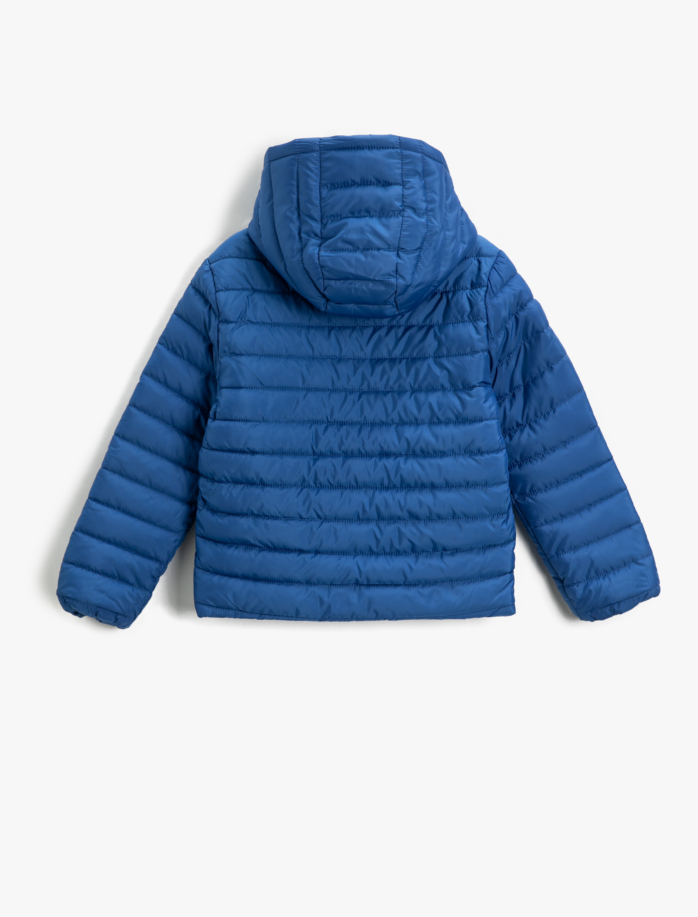  Erkek Çocuk Şişme Mont Kapüşonlu Cepli Elastik Manşetli