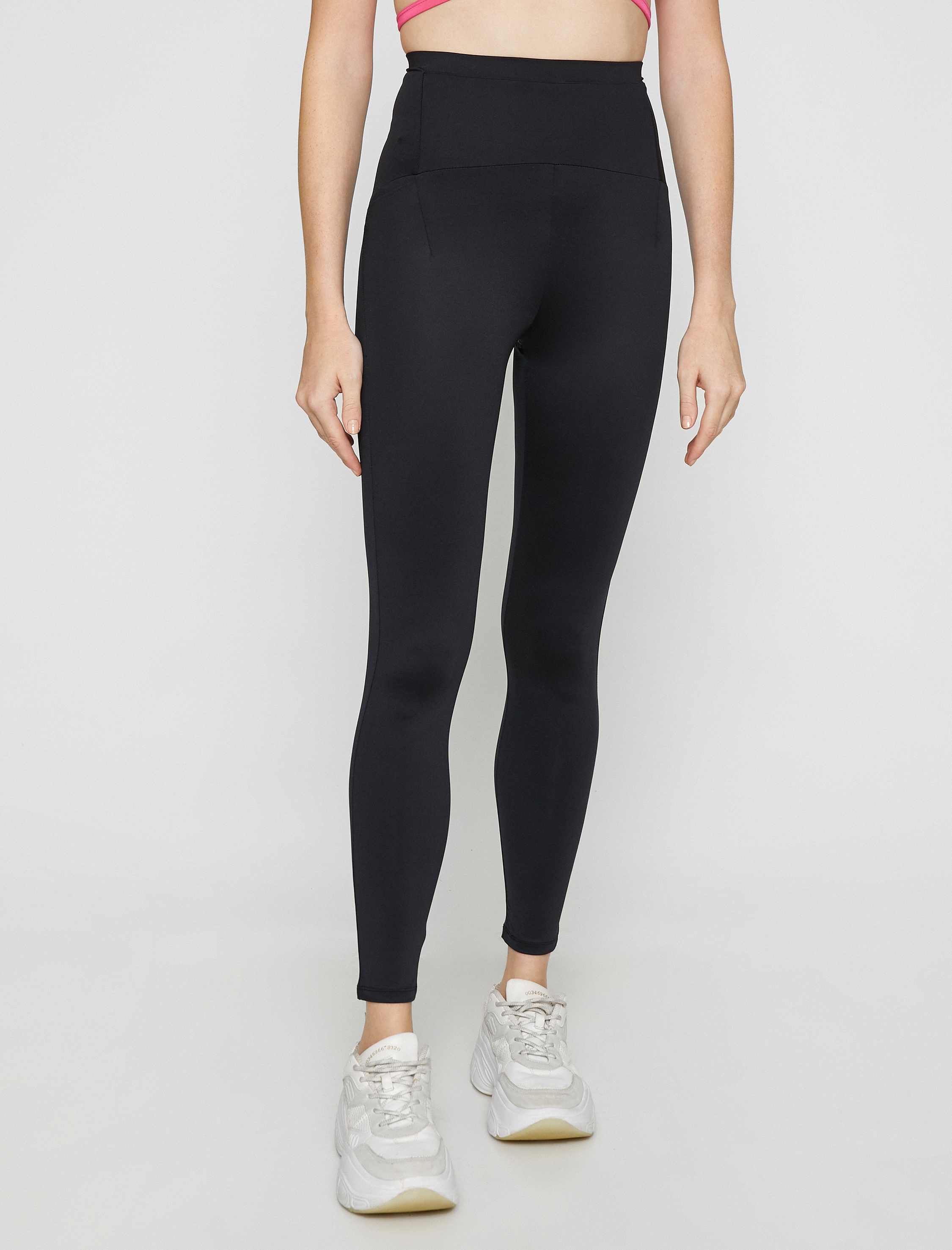   Ekstra Yüksek Bel Spor Tayt Bionic Fiber Kumaş