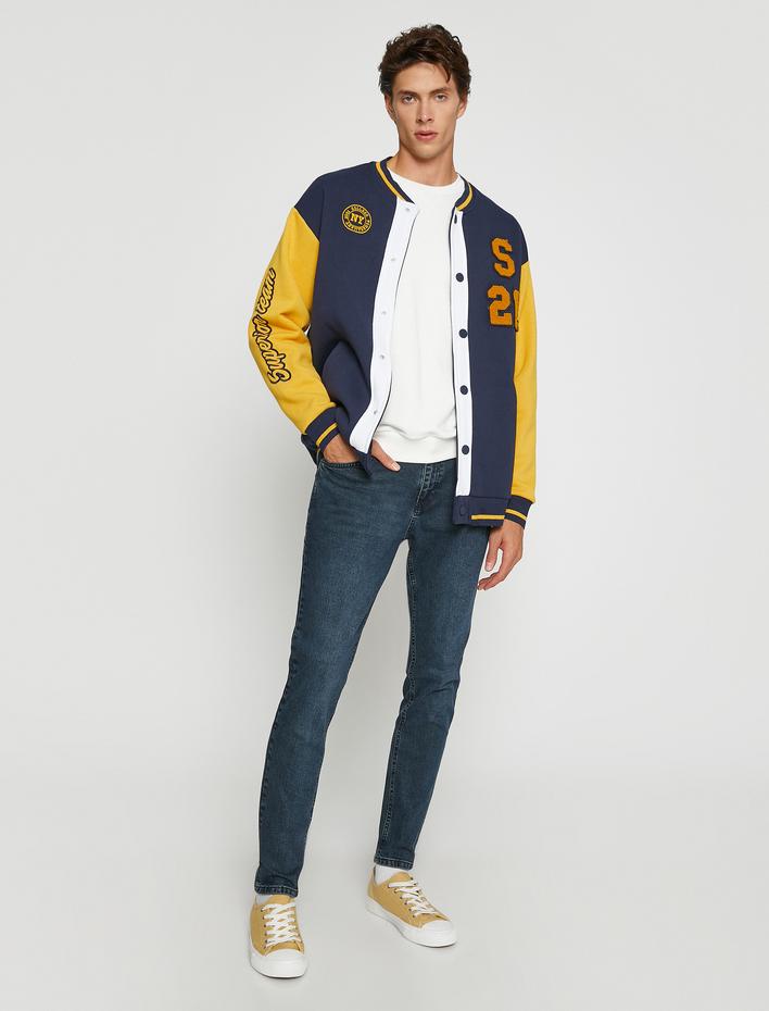  Skinny Fit Kot Pantolon - Michael Jean