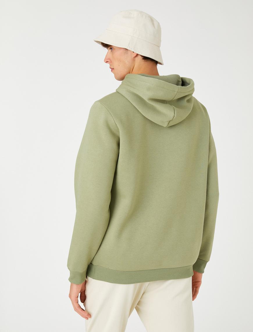  Basic Kapşonlu Sweatshirt Puma İşleme Detaylı
