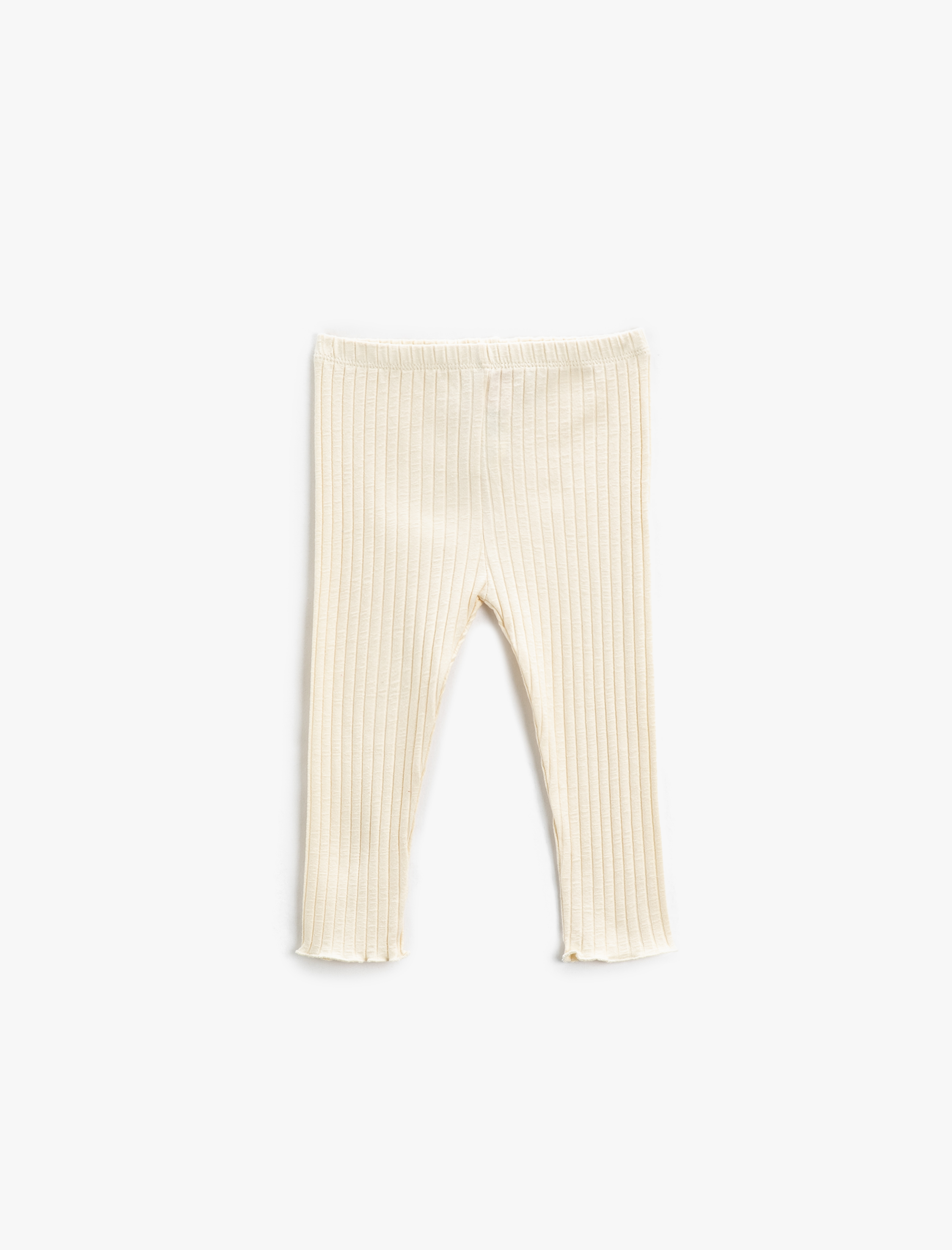  Kız Bebek Basic Ribanalı Tayt Beli Lastikli