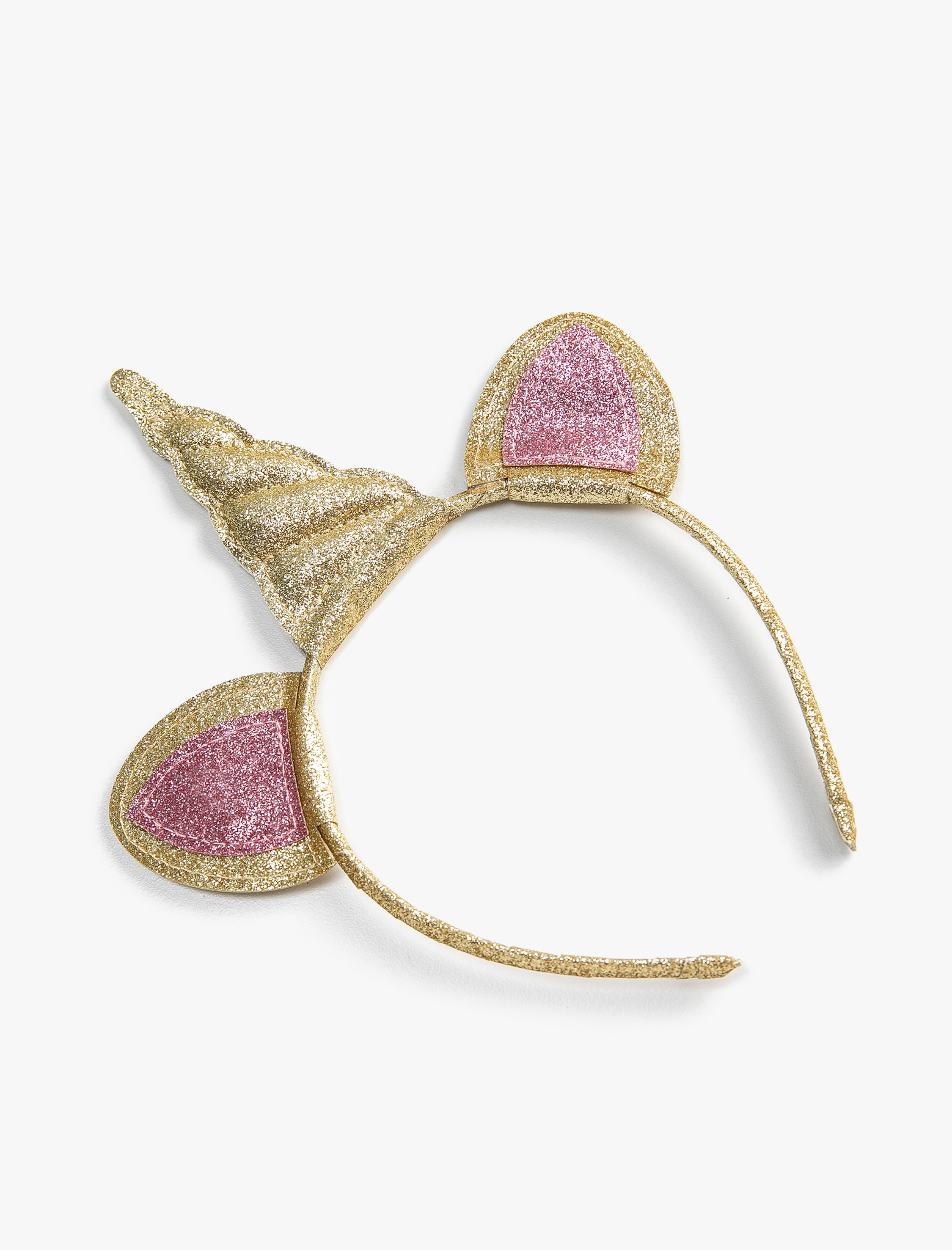  Kız Çocuk Unicorn Taç Boynuz Detaylı Parlak