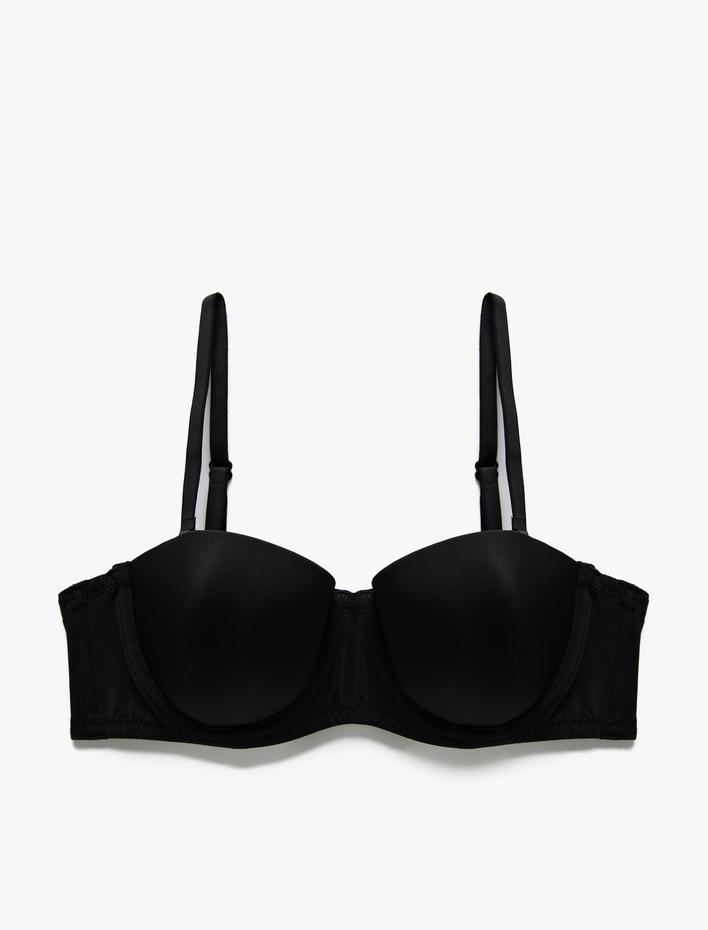  Dolgusuz Sütyen Balenli Kaplı Ayarlanabilir Askılı