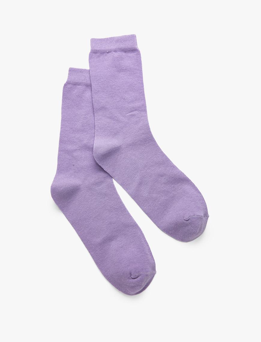  Kadın Basic Soket Çorap