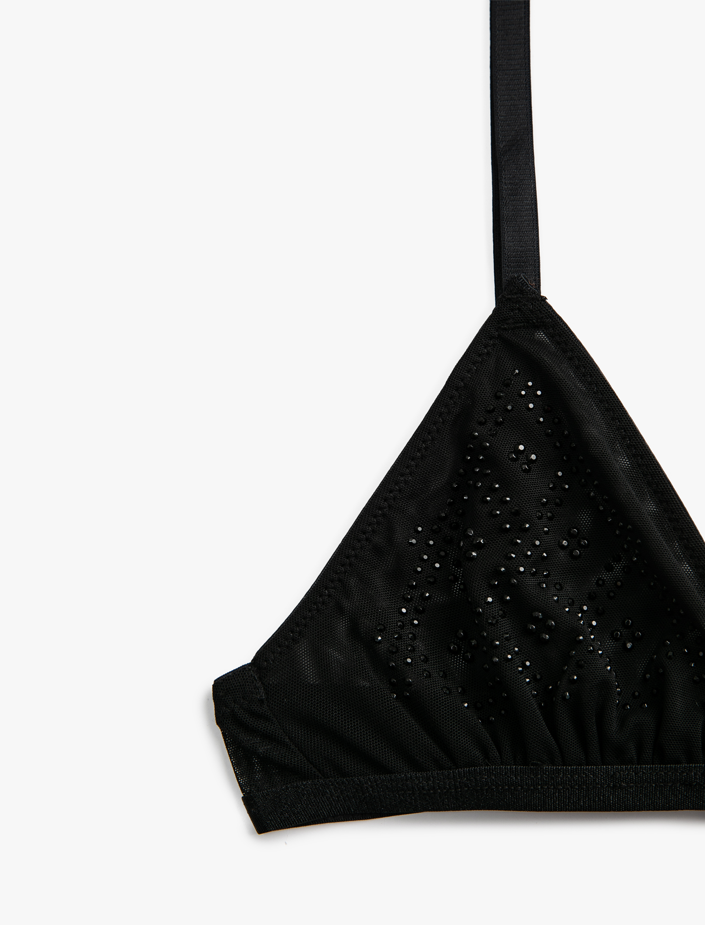   Işıltılı Sütyen Dolgusuz Balensiz Kapsız Ayarlanabilir Askılı