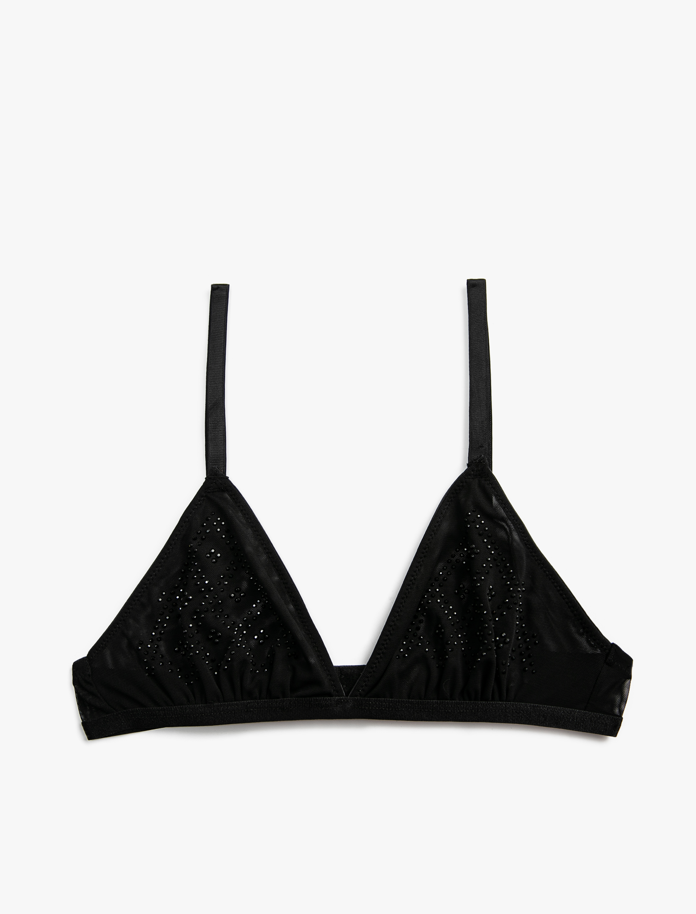   Işıltılı Sütyen Dolgusuz Balensiz Kapsız Ayarlanabilir Askılı