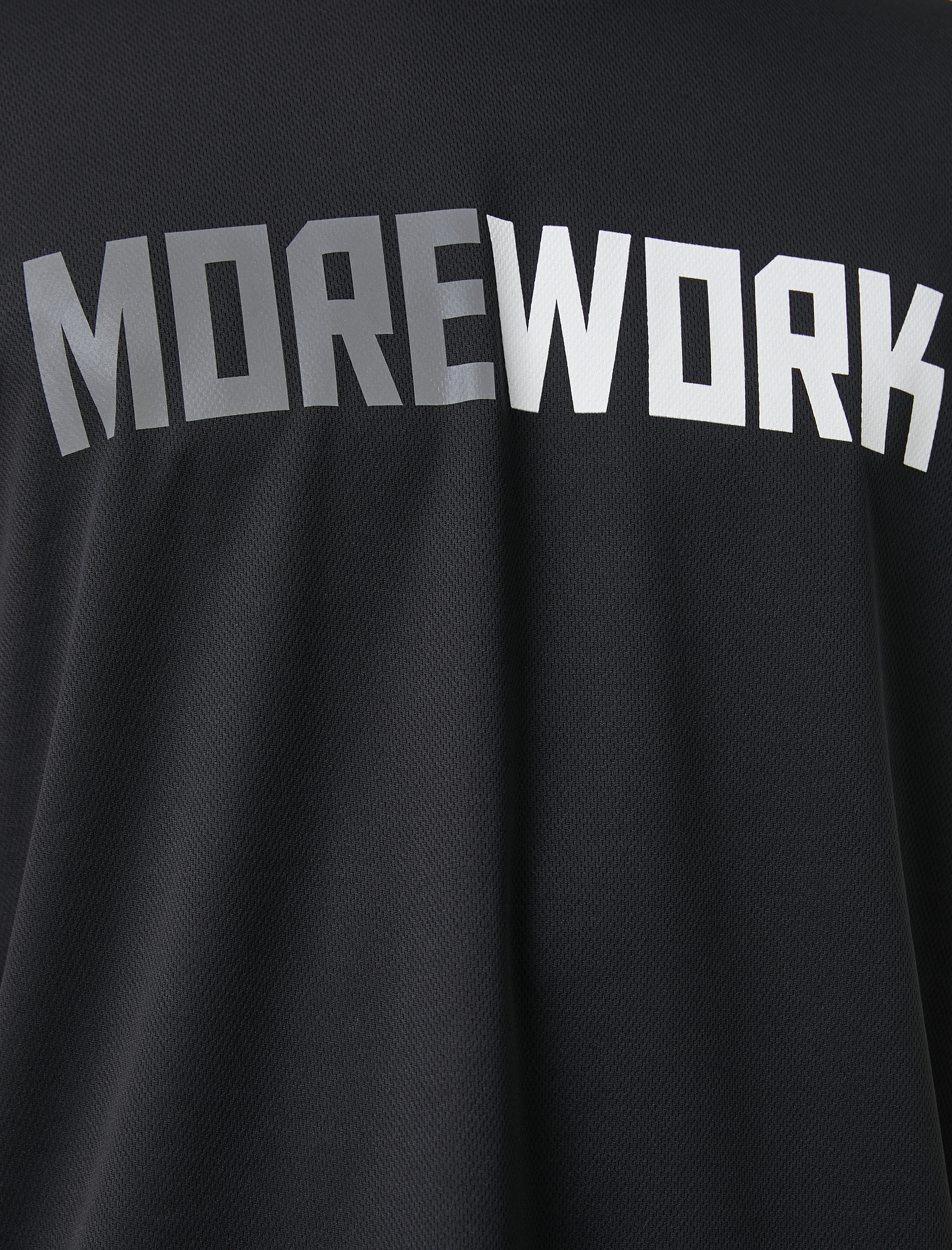   Spor Tişört Slogan Baskılı Bisiklet Yaka Nefes Alan Kumaş