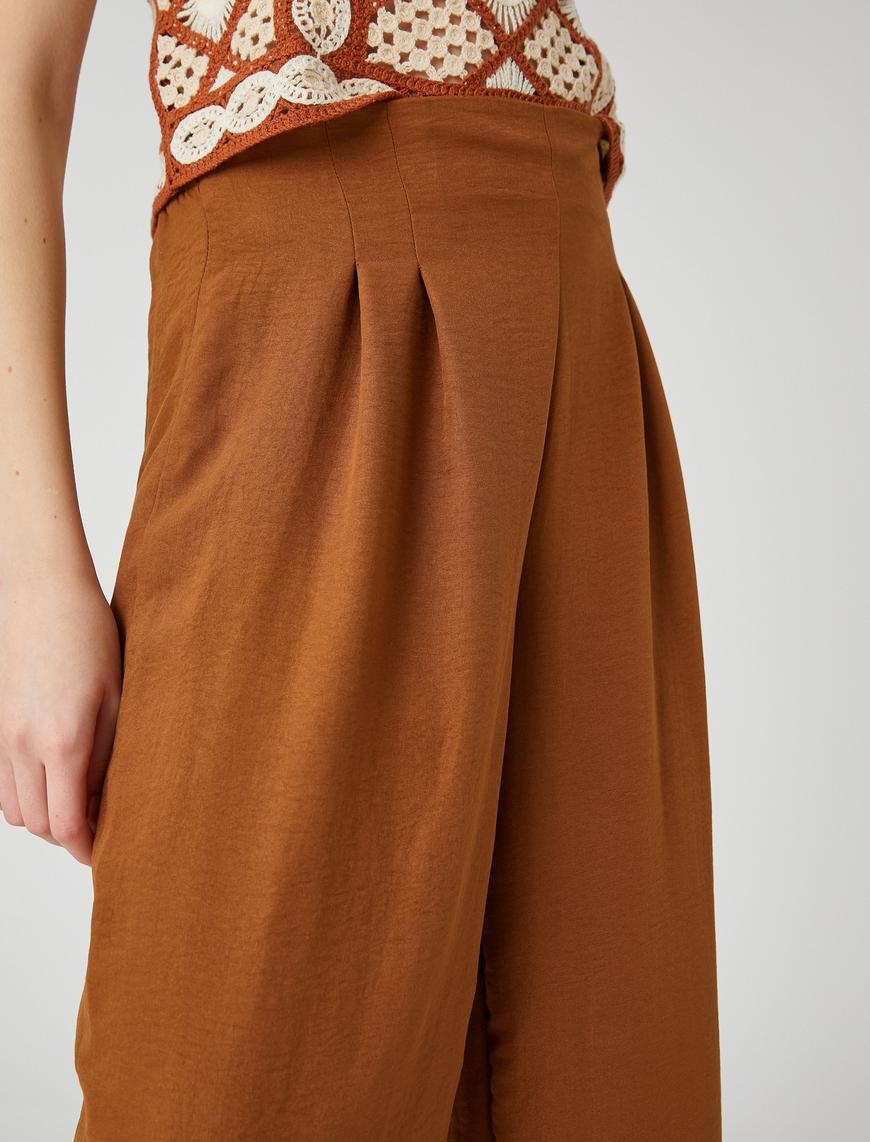   Bol Paça Pantolon Culotte Crop Piliseli