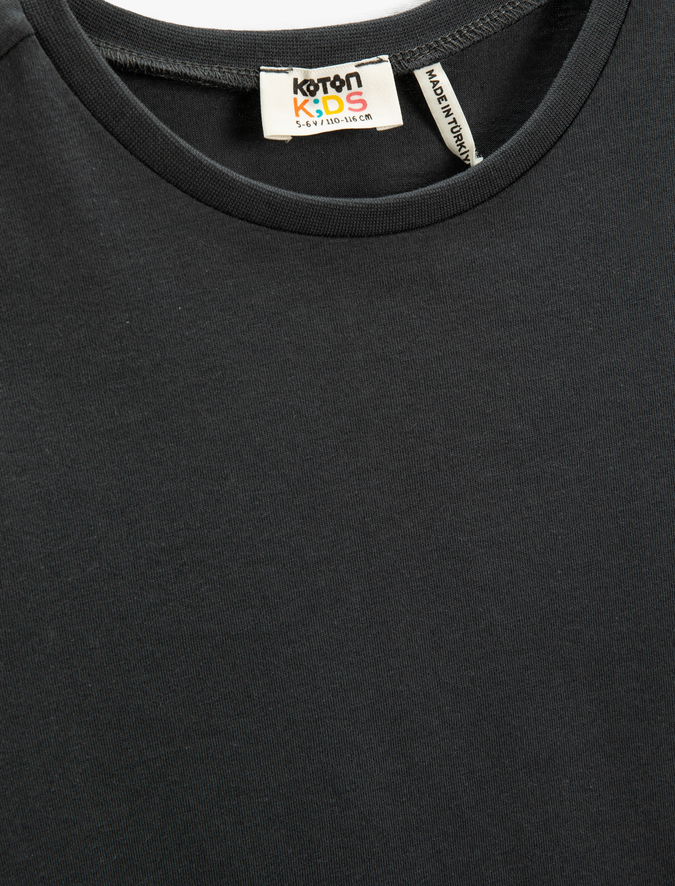 Erkek Çocuk Basic Kısa Kollu Tişört Bisiklet Yaka Pamuklu