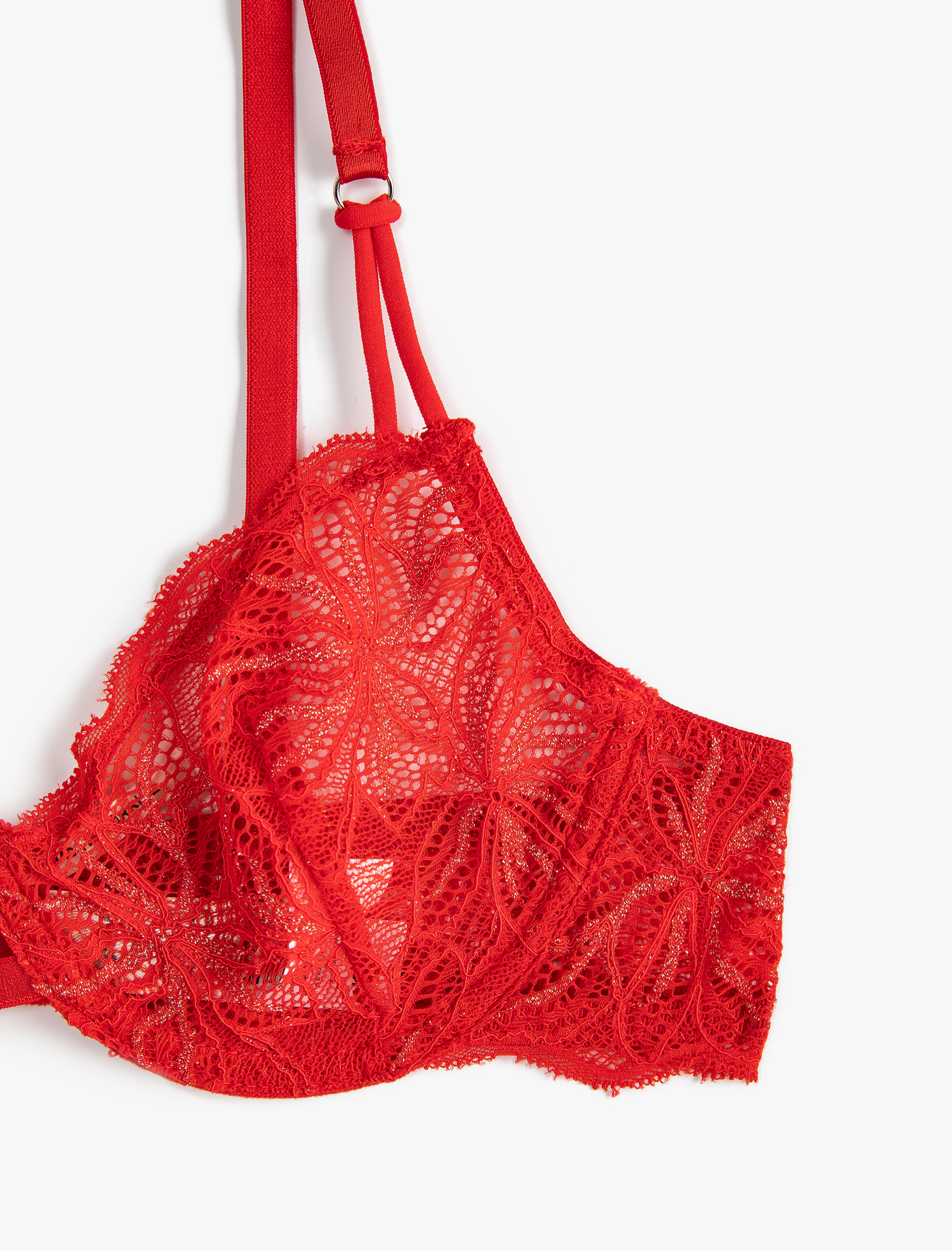   Dantelli Sütyen Dolgusuz Kapsız Balensiz