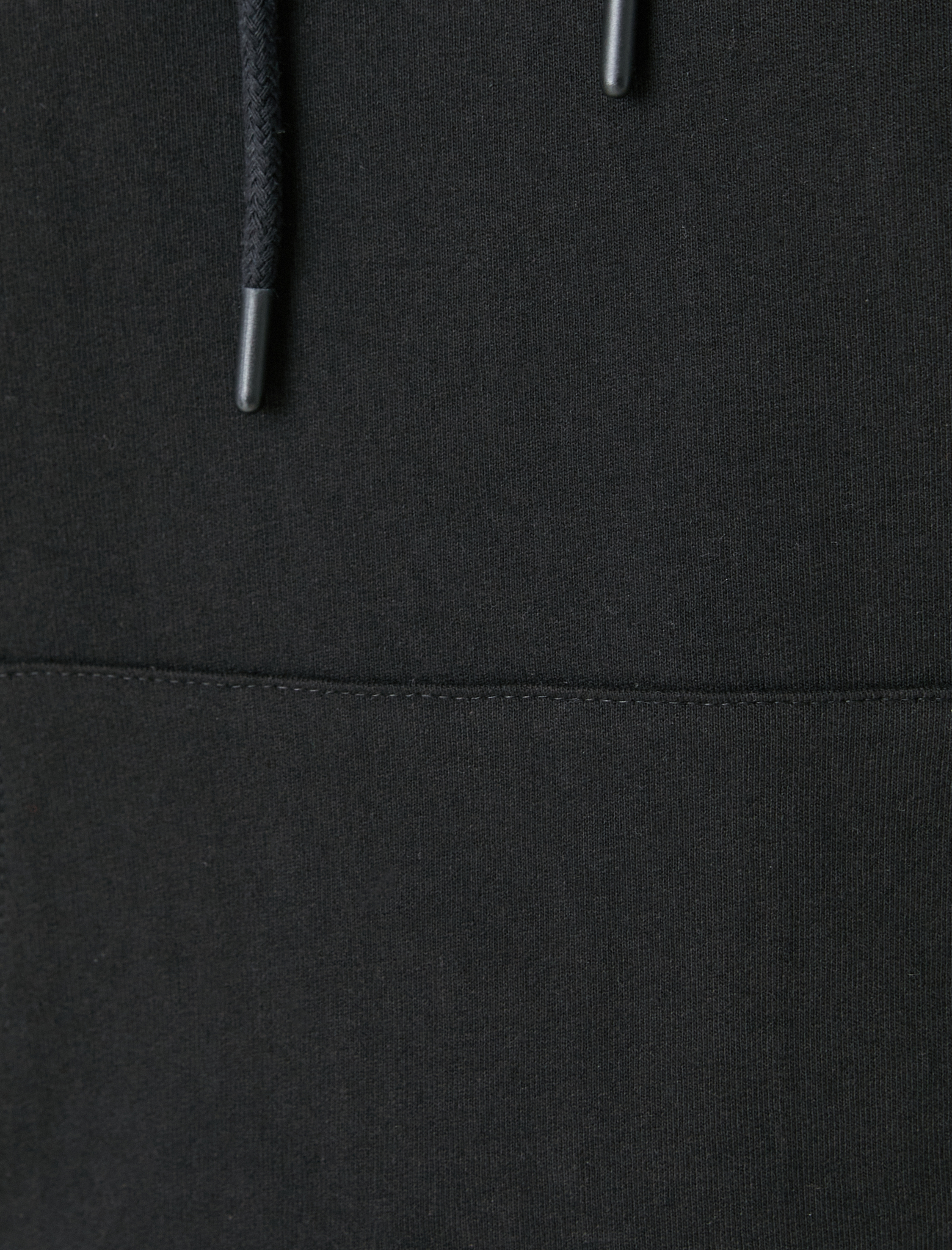   Basic Kapüşonlu Sweatshirt Kanguru Cepli