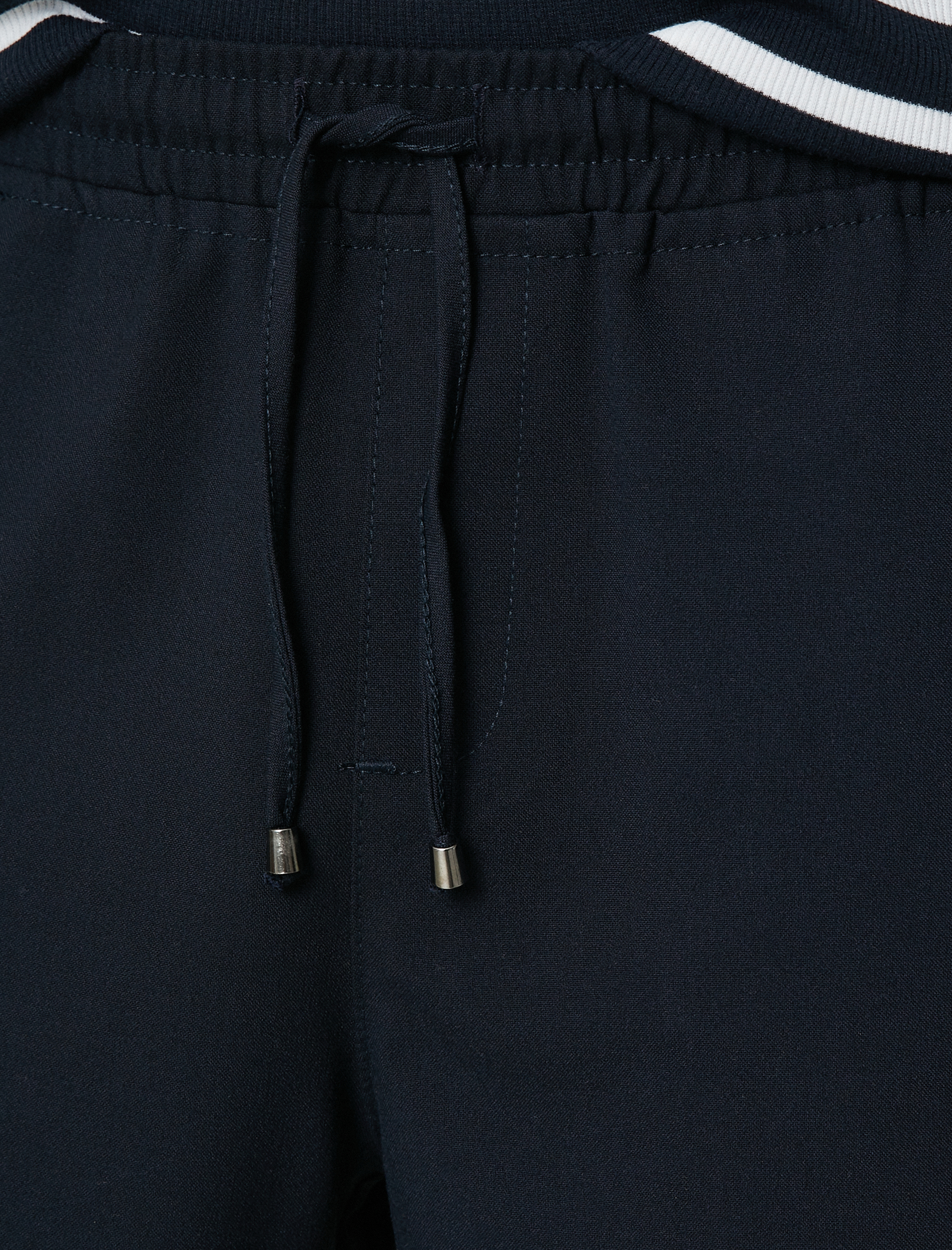   Basic Dokuma Şort Beli Bağcıklı Cep Detaylı