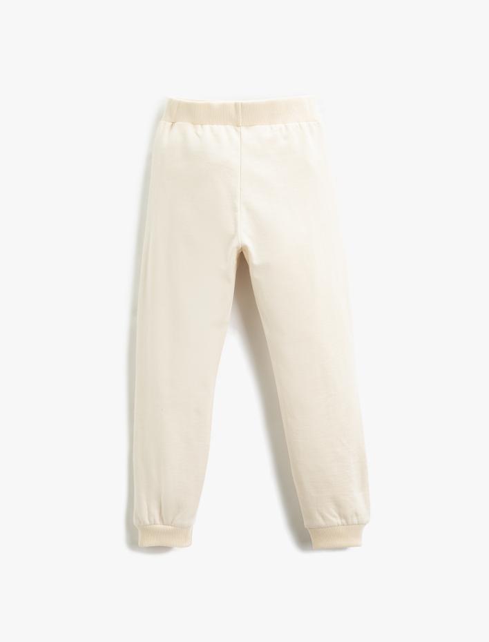 Kız Çocuk Basic Jogger Eşofman Altı Beli Bağlamalı