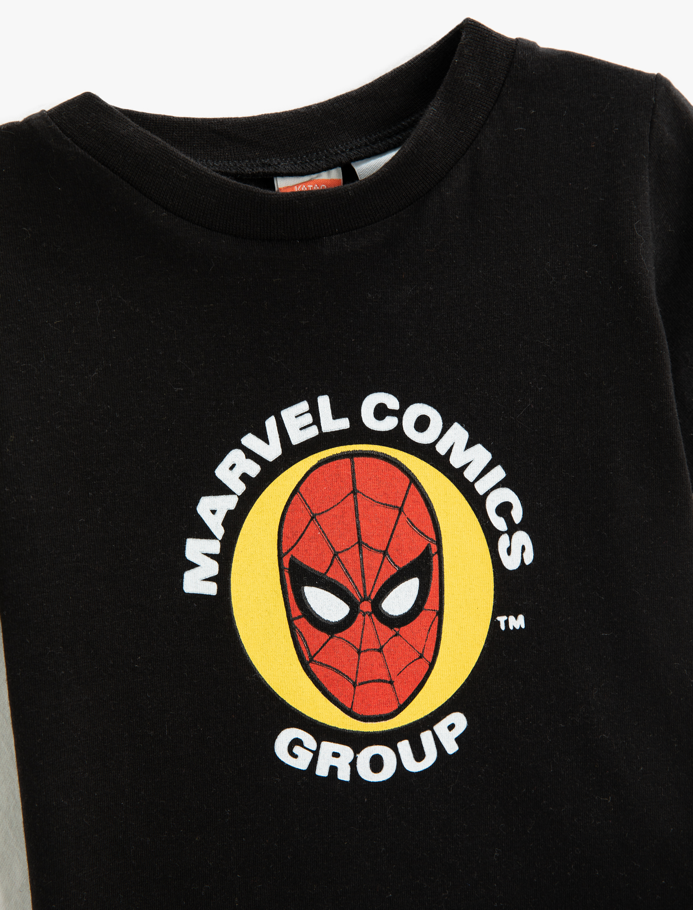  Erkek Bebek Örümcek Adam Tişört Lisanslı Kısa Kollu Bisiklet Yaka