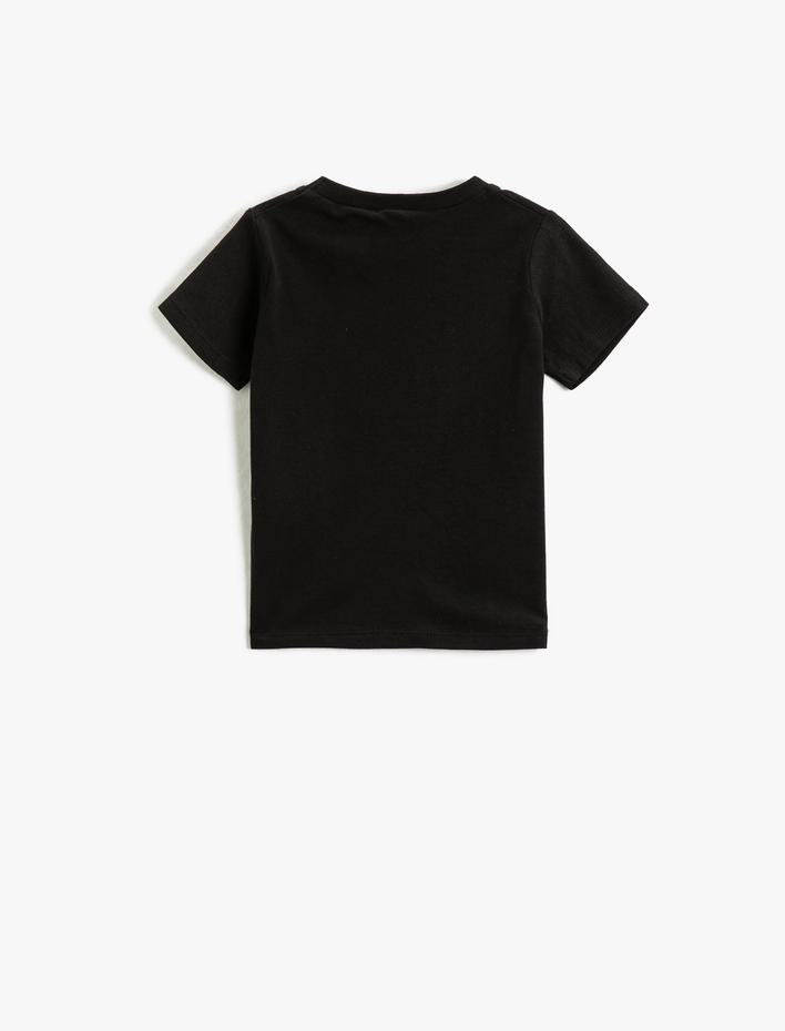 Erkek Bebek Örümcek Adam Tişört Lisanslı Kısa Kollu Bisiklet Yaka