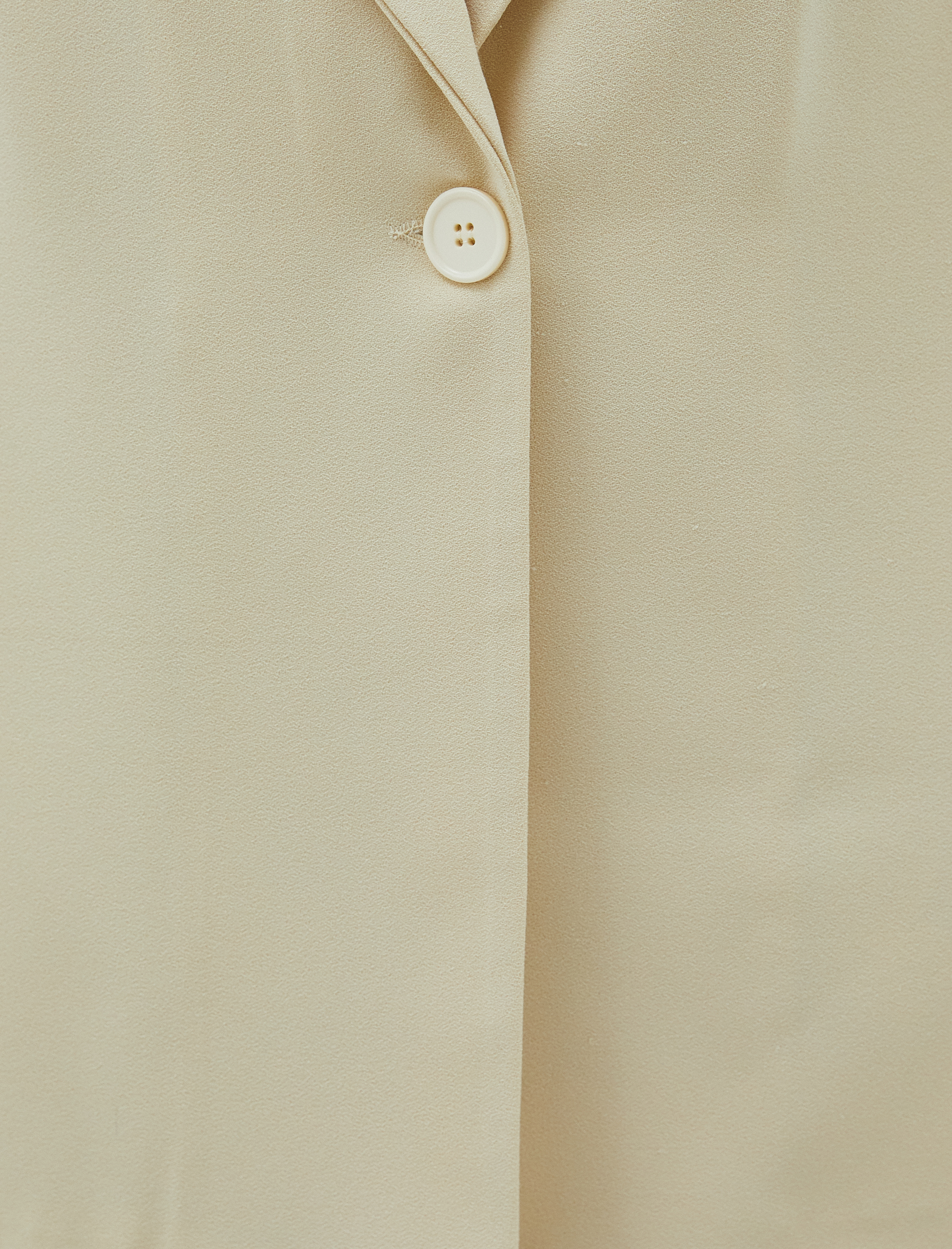   Blazer Yelek Tek Düğmeli Arkası Kuşaklı