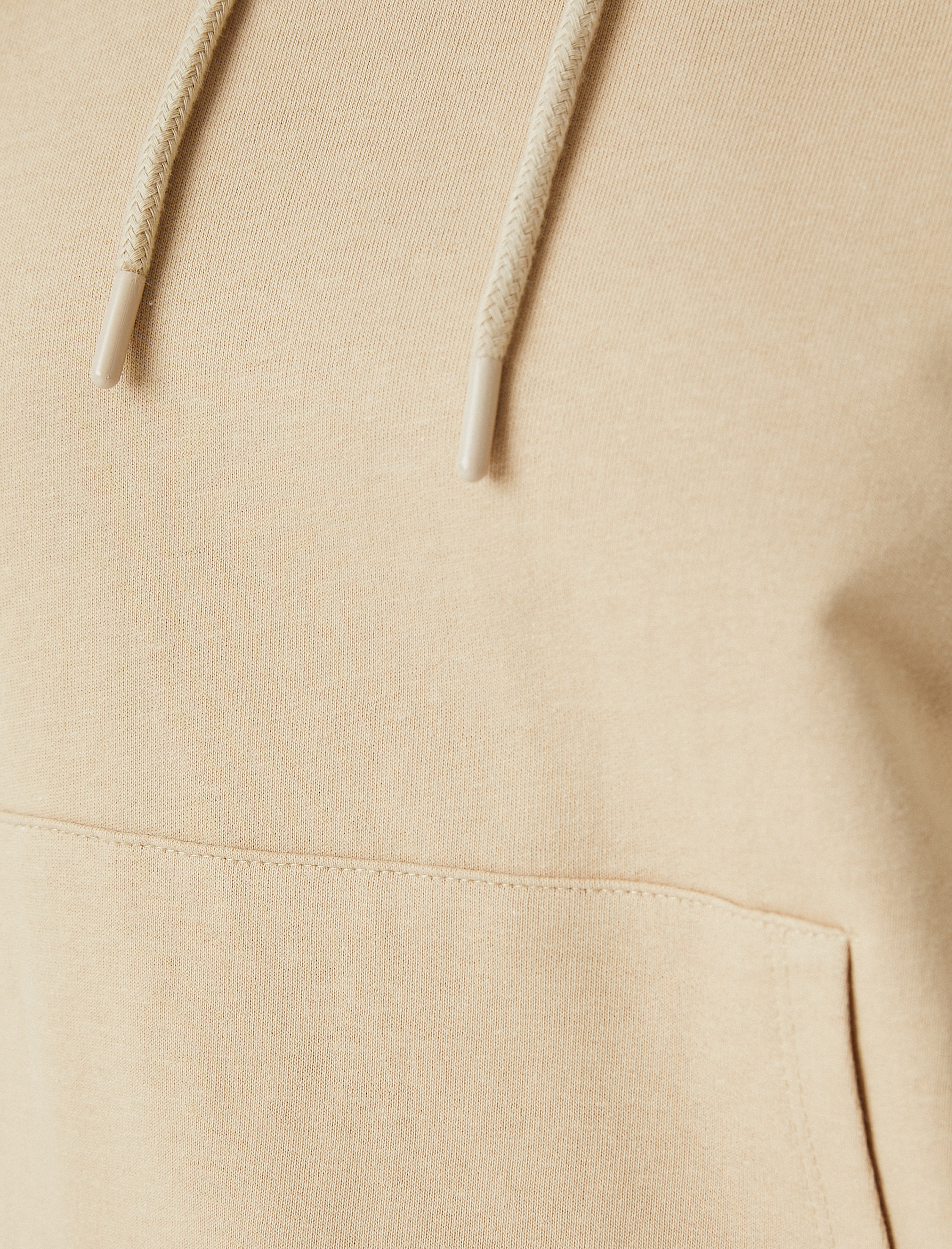   Basic Kapüşonlu Sweatshirt Kanguru Cepli