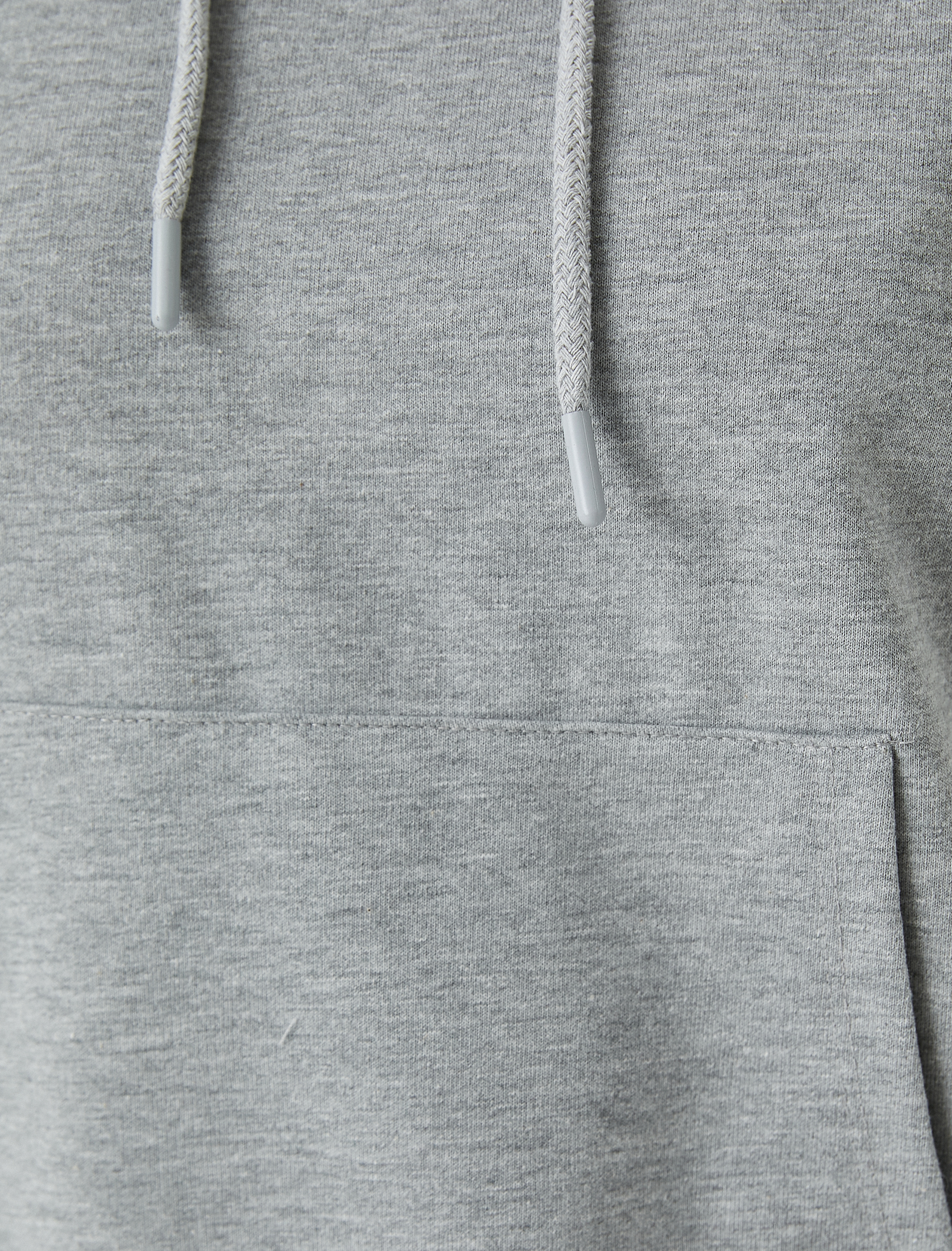   Basic Kapüşonlu Sweatshirt Kanguru Cepli