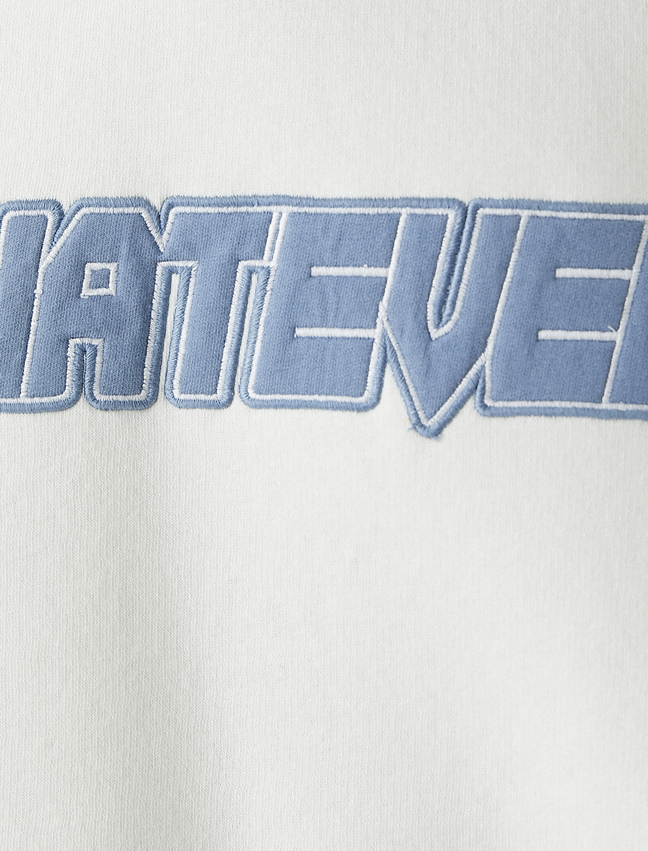   Kapşonlu Oversize Sweatshirt Slogan İşlemeli Cep Detaylı Şardonlu