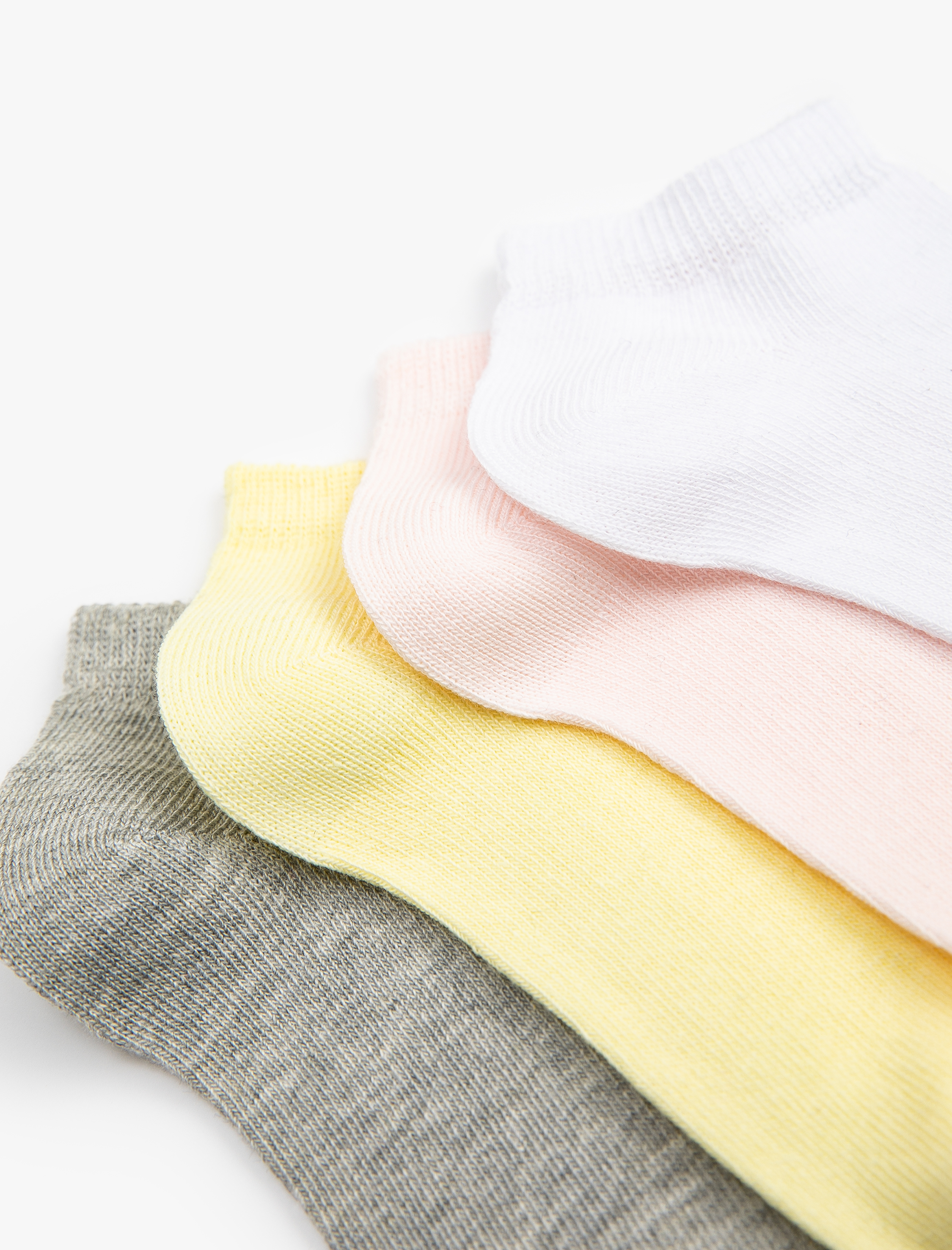  Kız Çocuk 4'lü Basic Çorap Paketi