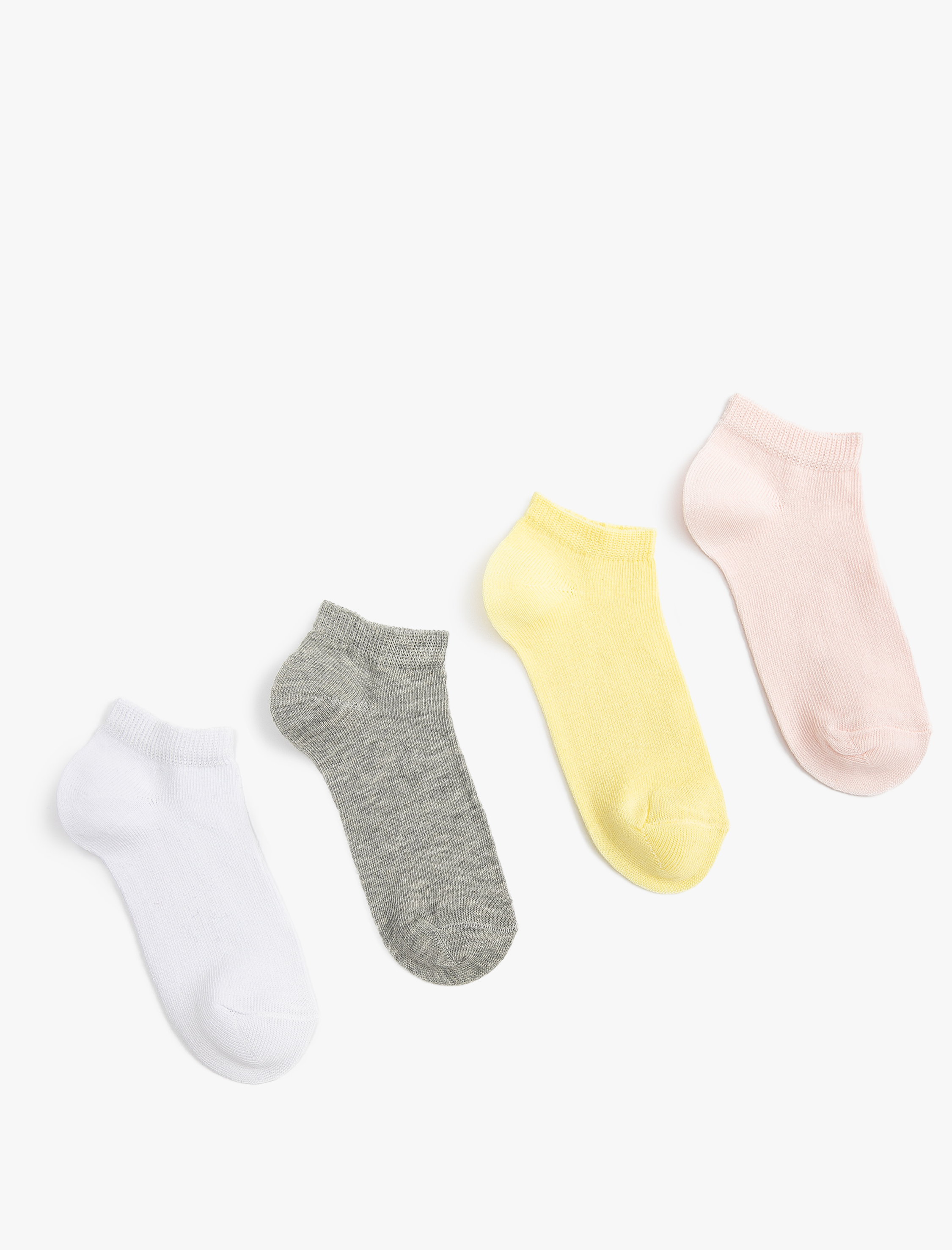  Kız Çocuk 4'lü Basic Çorap Paketi