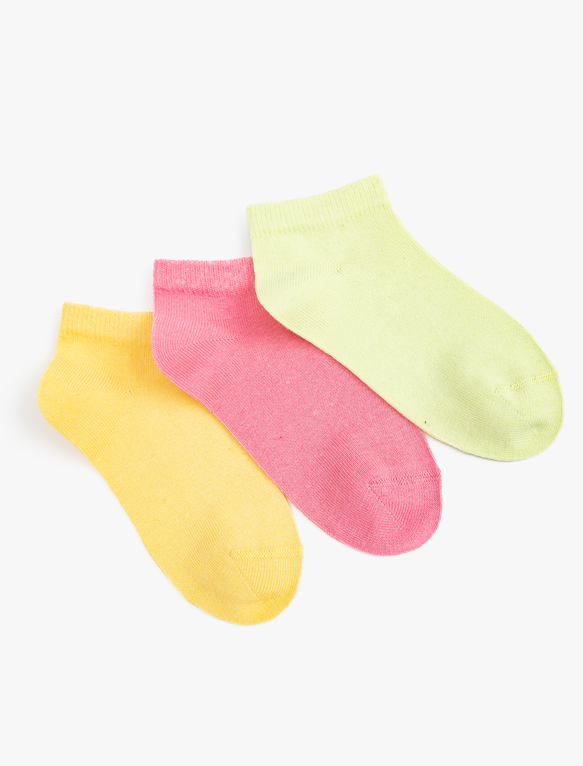  Kız Çocuk 3'lü Basic Çorap Paketi