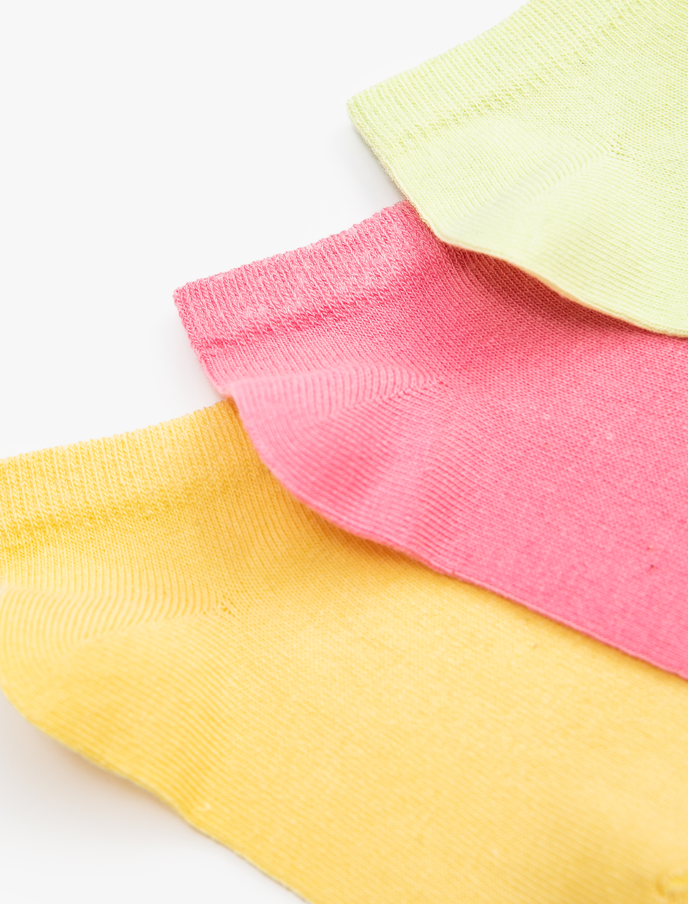  Kız Çocuk 3'lü Basic Çorap Paketi