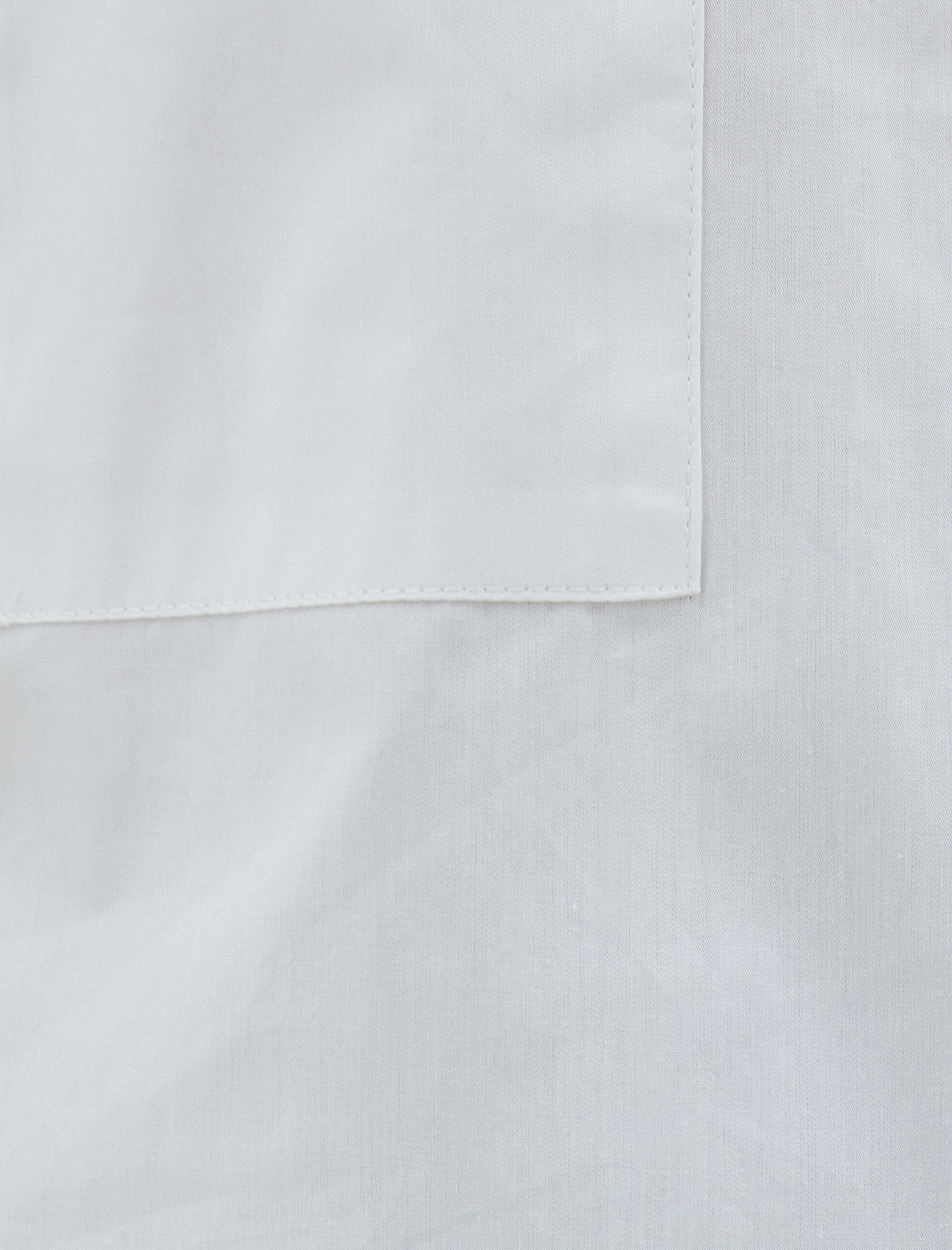   Oversize Pamuklu Gömlek Cep Detaylı