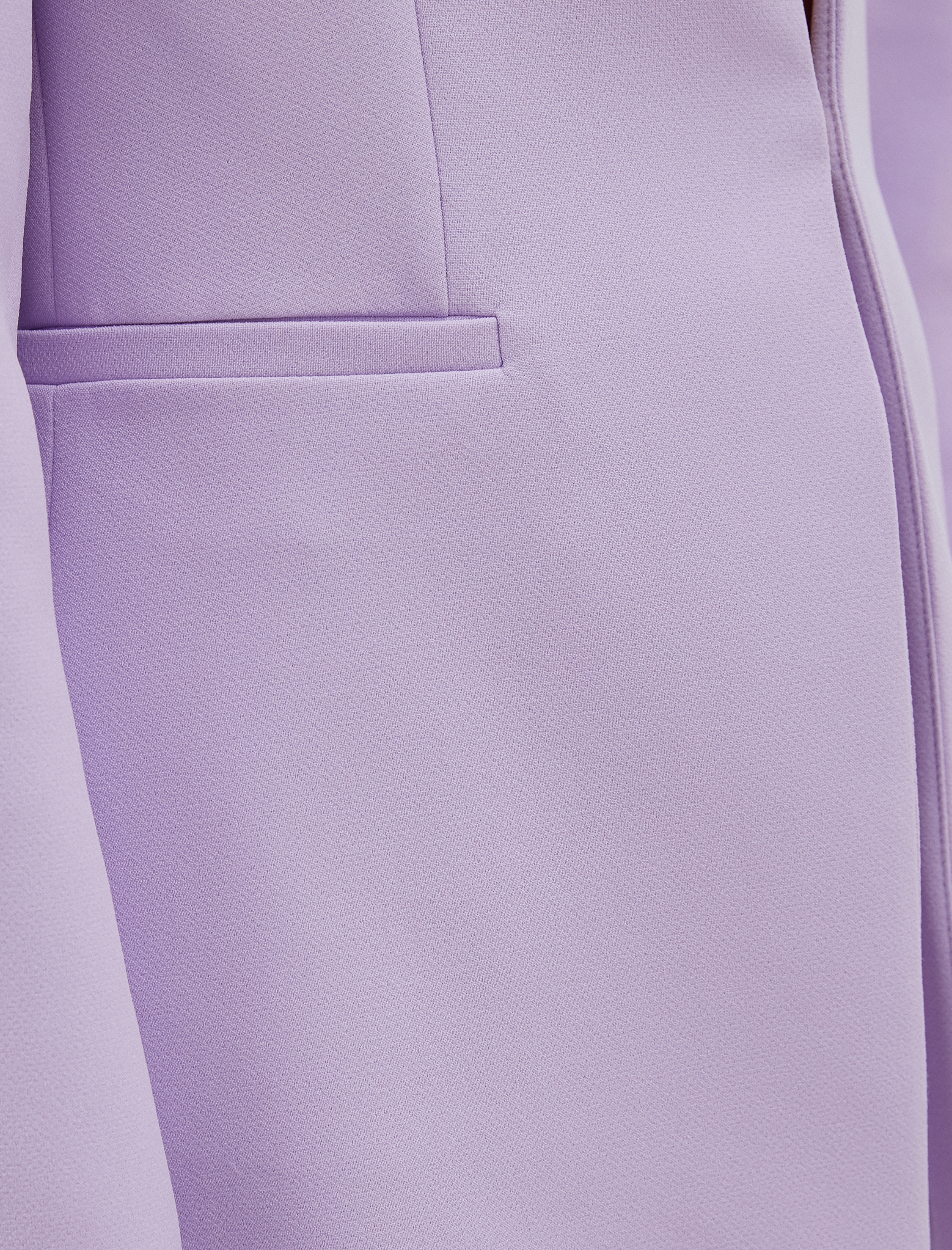   Blazer Ceket V Yaka Cep Detaylı