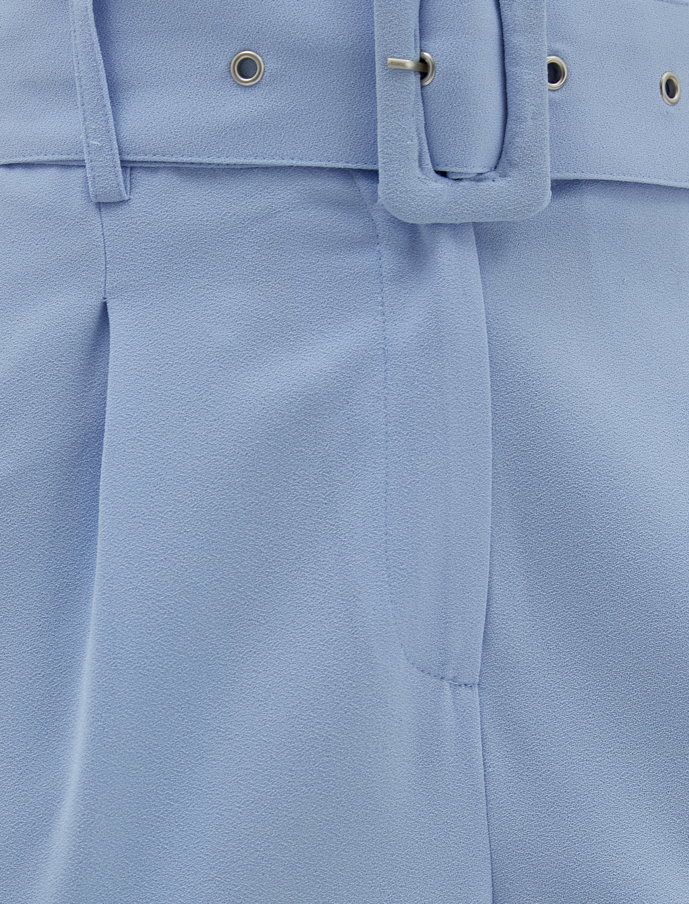   Kemerli Havuç Pantolon Pileli Cepli