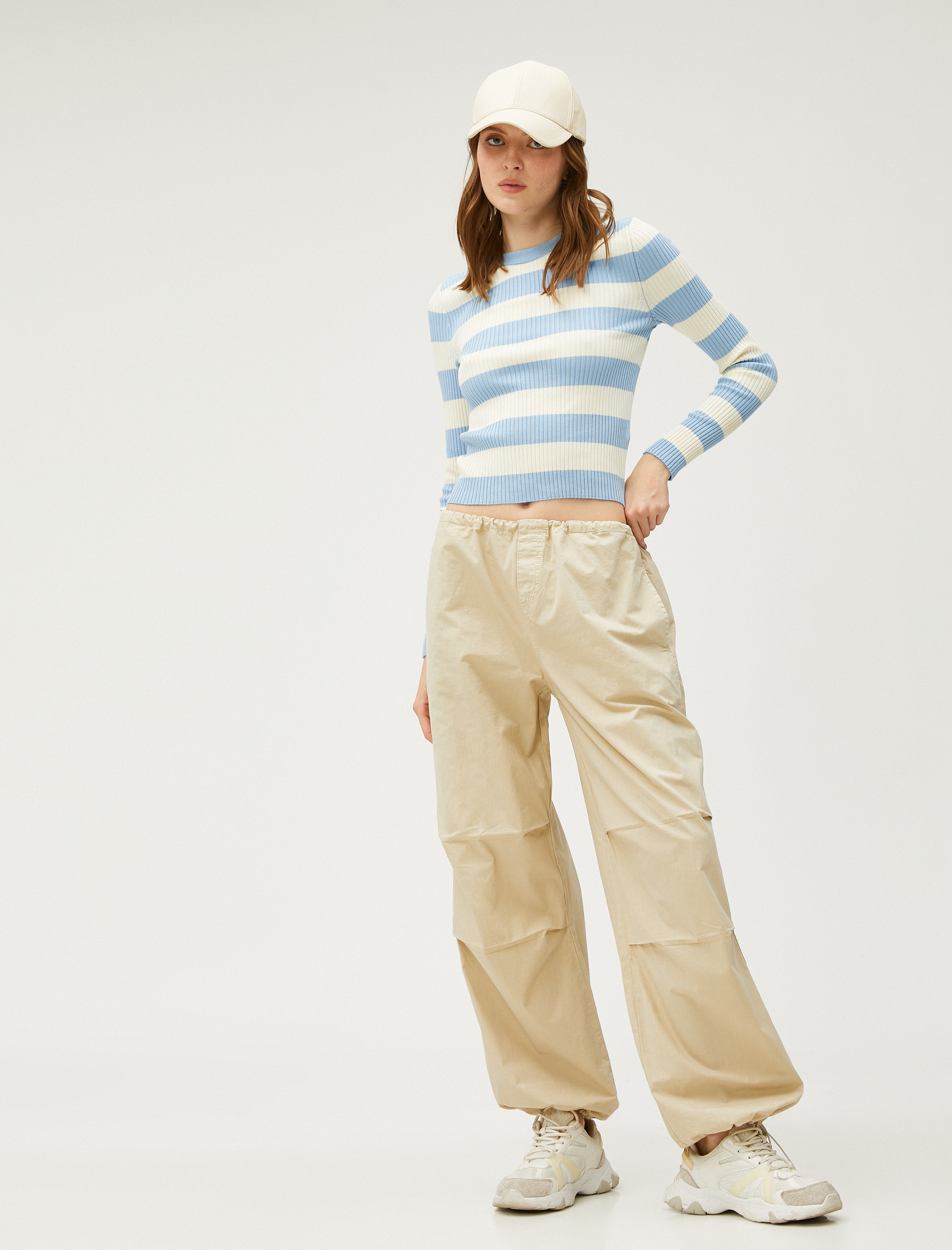   Bisiklet Yaka Triko Kazak Dar Kesim