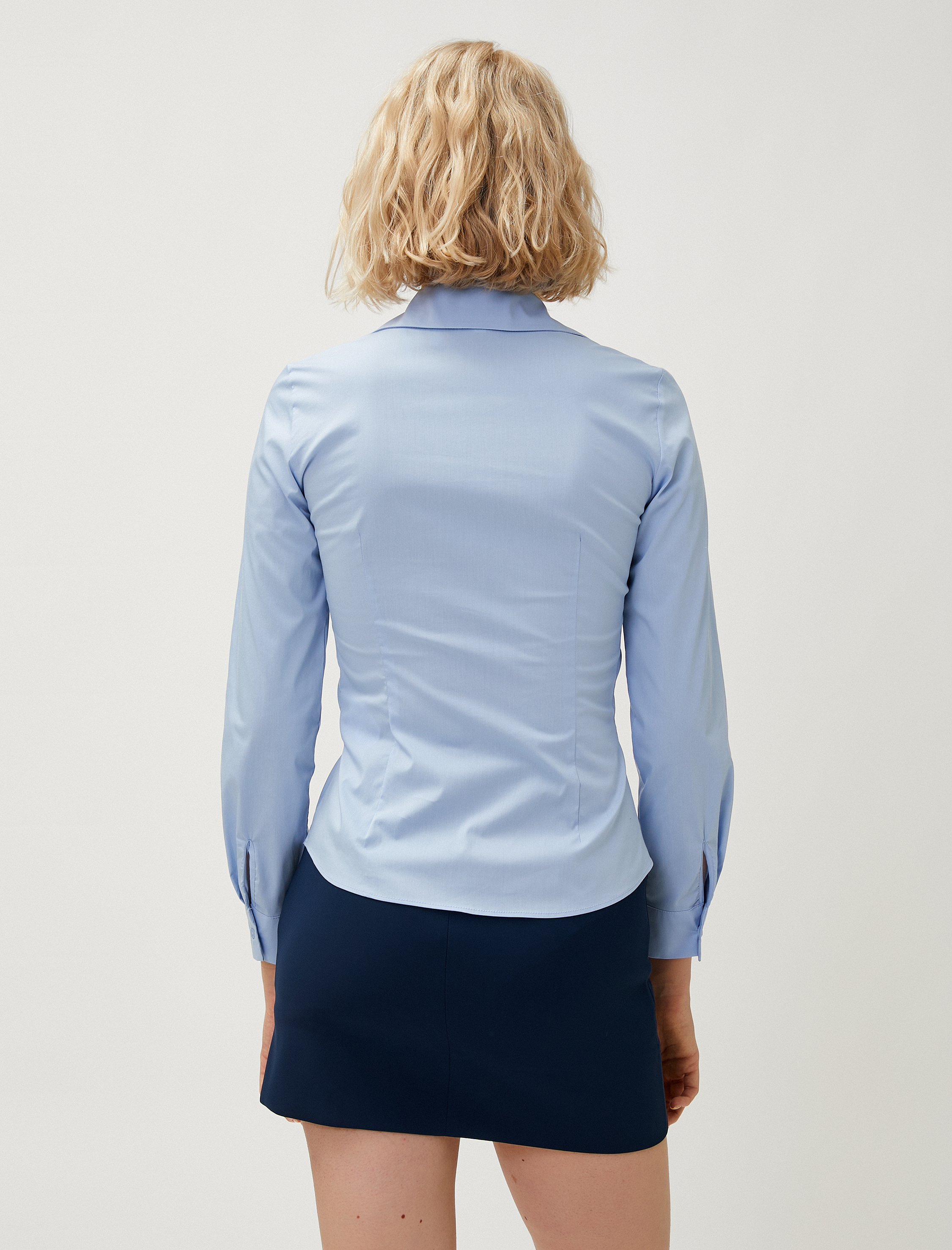   Drapeli Gömlek Uzun Kollu Slim Fit