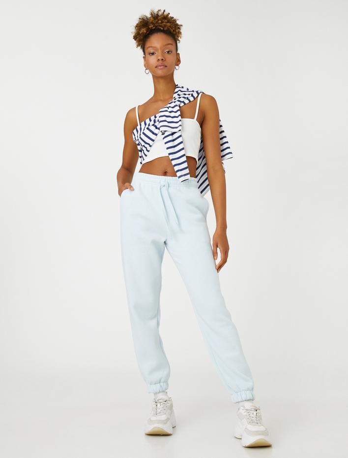  Şardonlu Basic Jogger Eşofman Altı