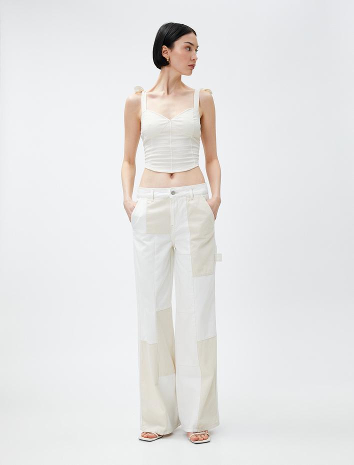  Bol Paça Kot Pantolon Normal Bel