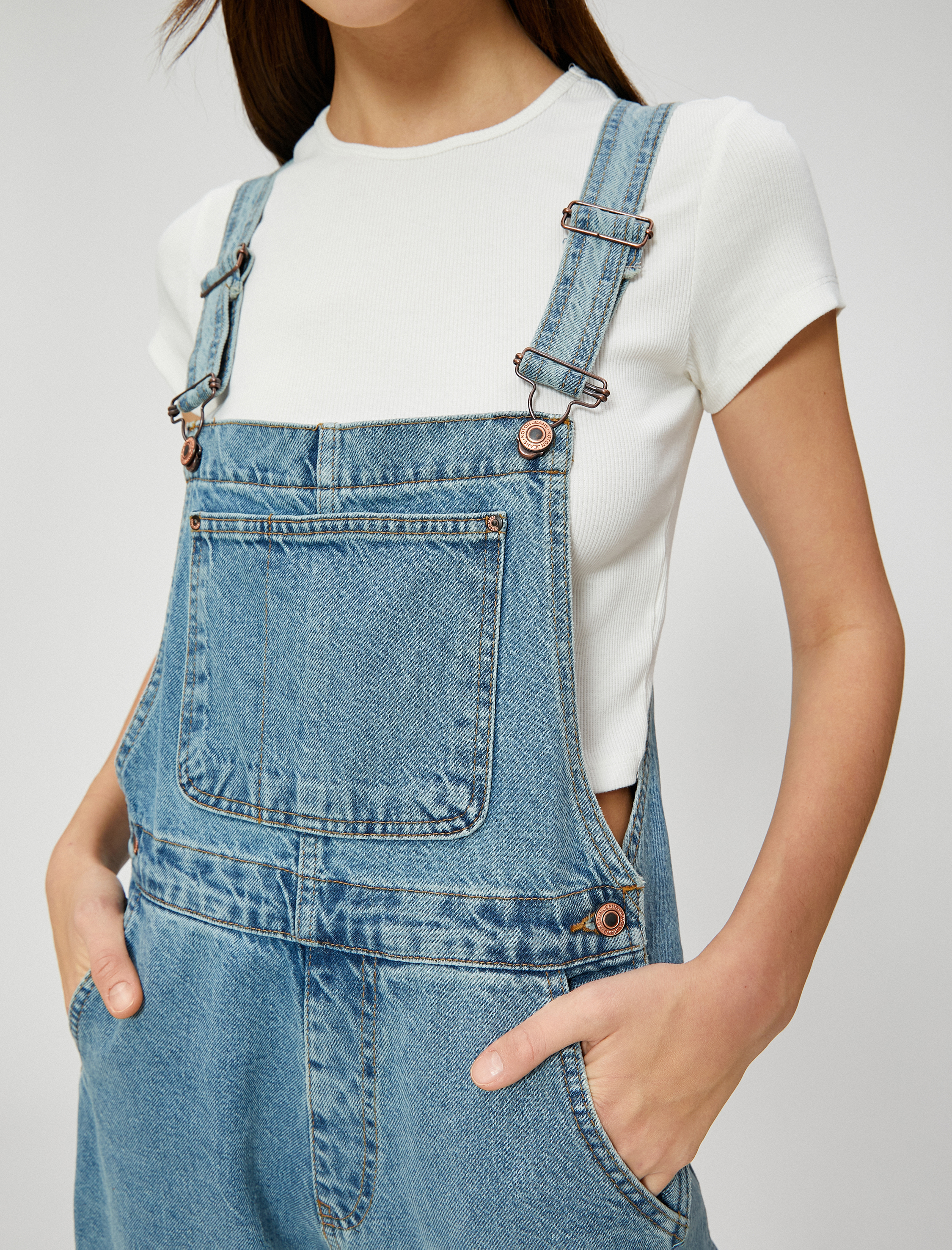   Kot Tulum Cep Detaylı Pamuklu Hafif Dar Paça