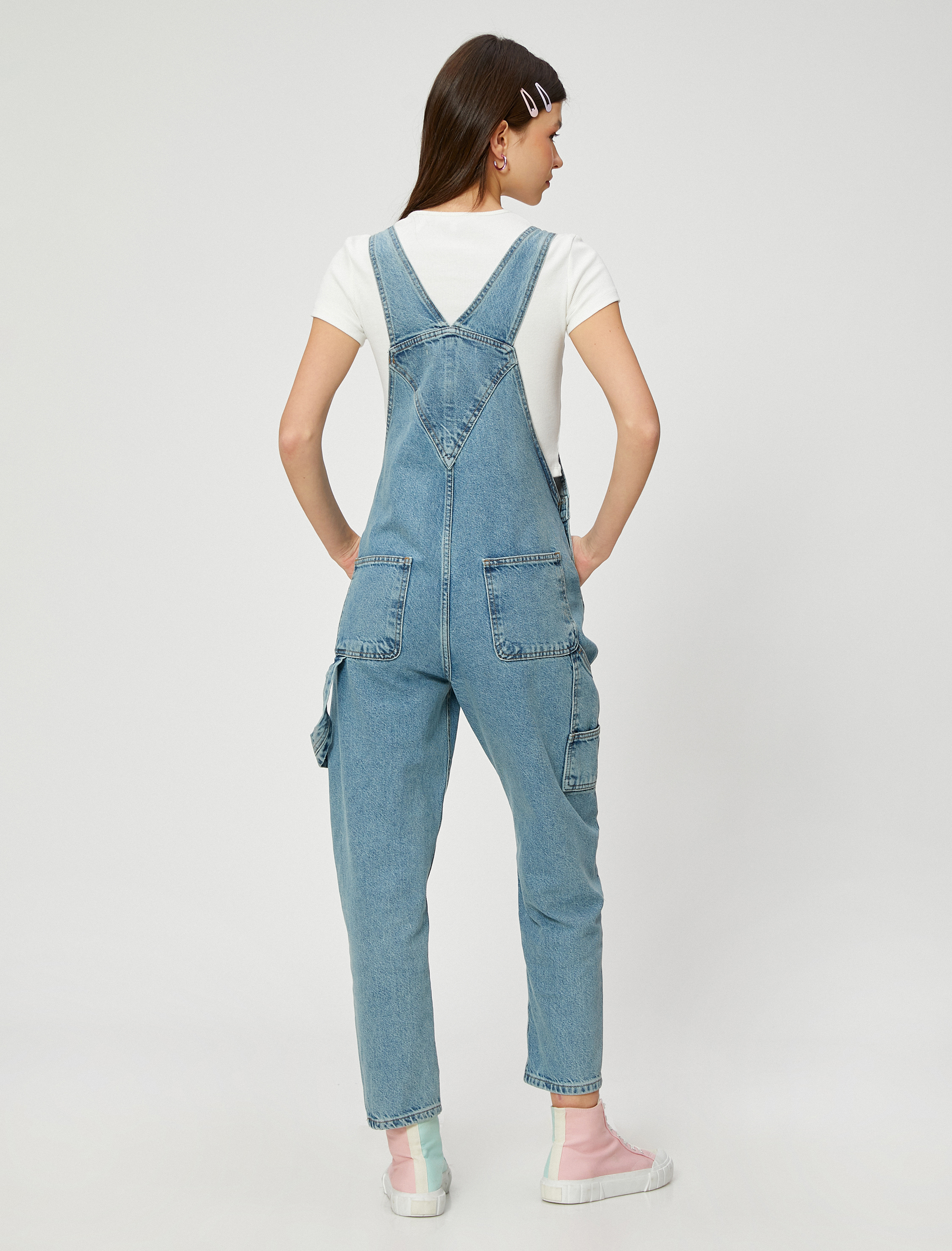   Kot Tulum Cep Detaylı Pamuklu Hafif Dar Paça