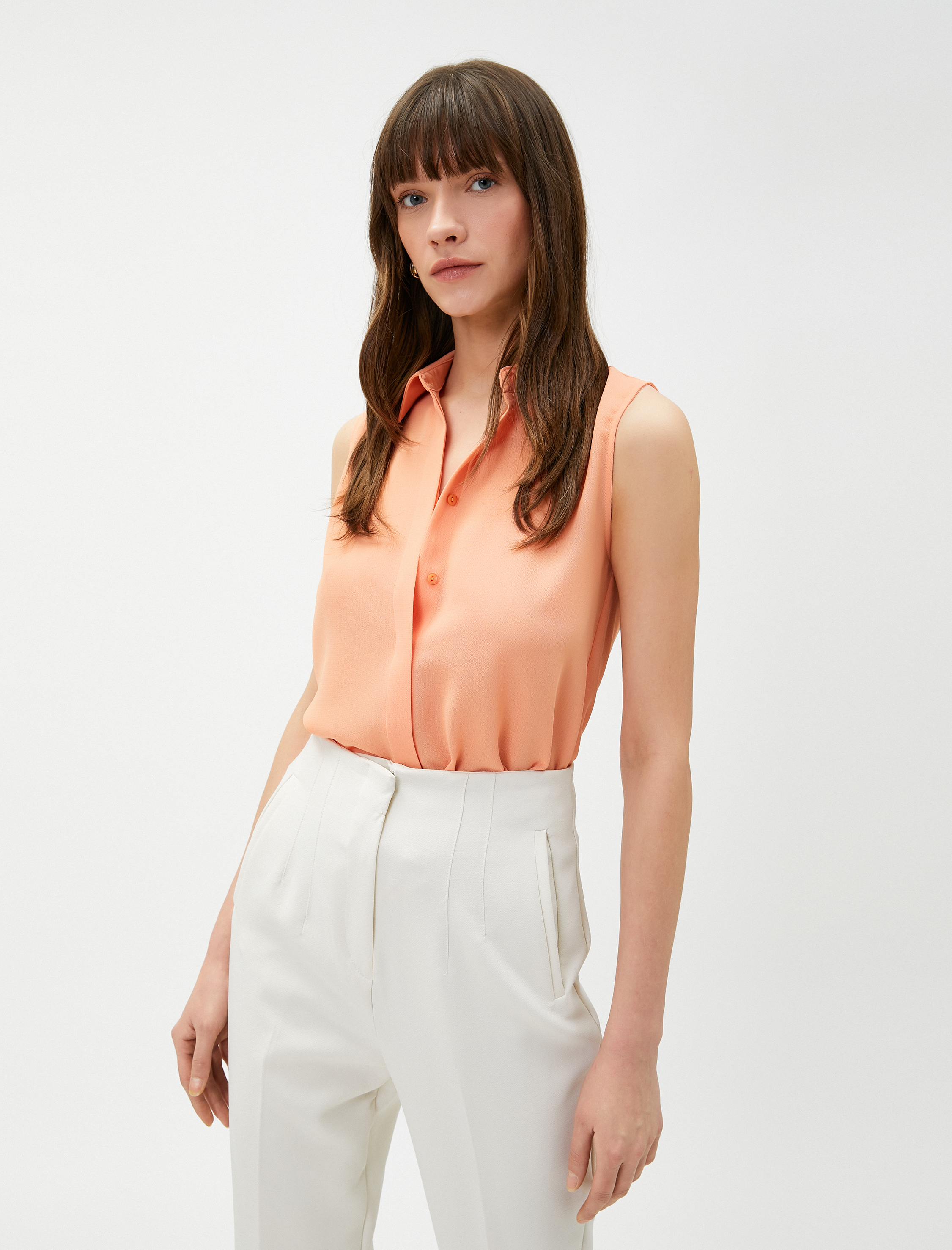   Kolsuz Gömlek Gizli Düğmeli