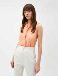 Kolsuz Gömlek Gizli Düğmeli