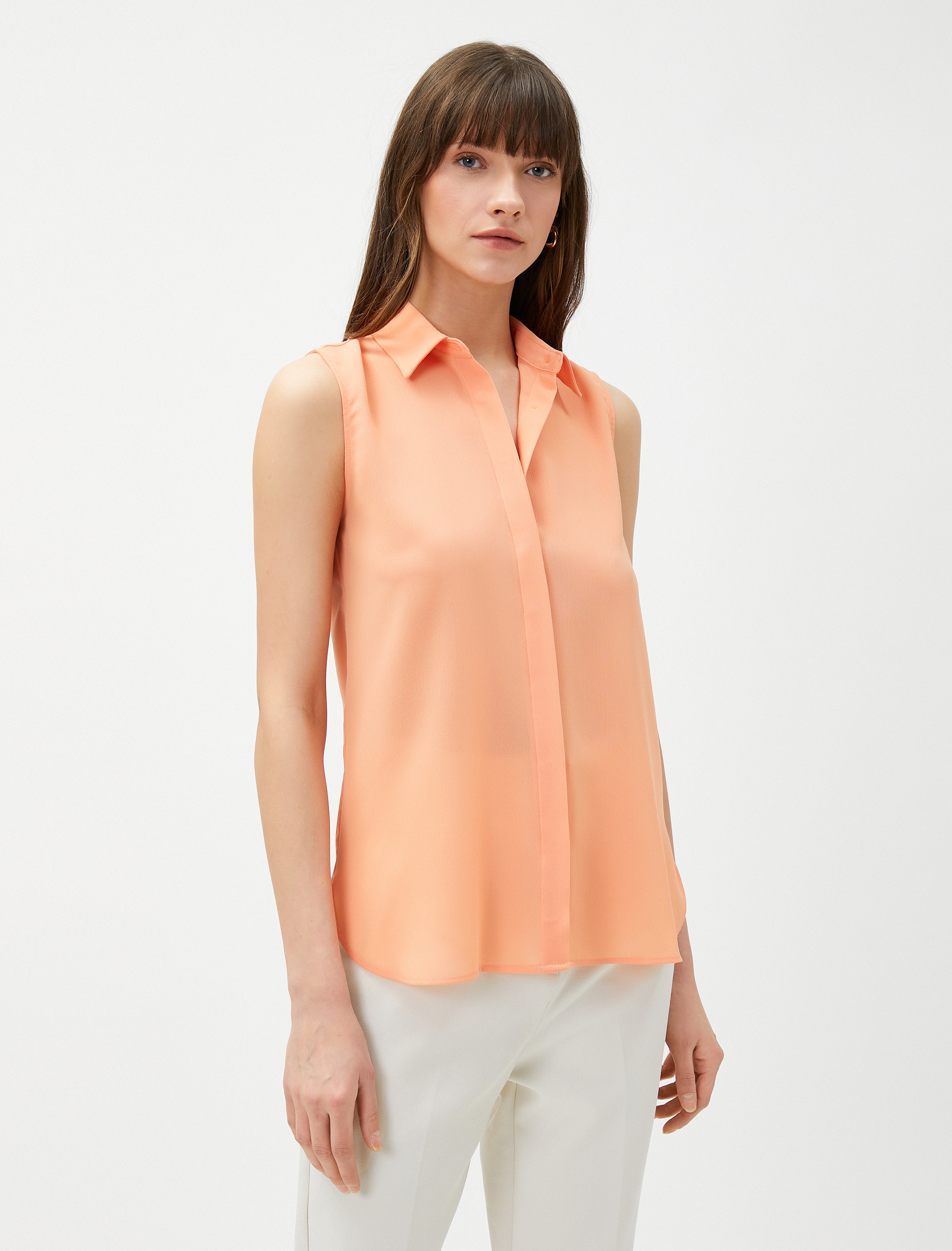   Kolsuz Gömlek Gizli Düğmeli