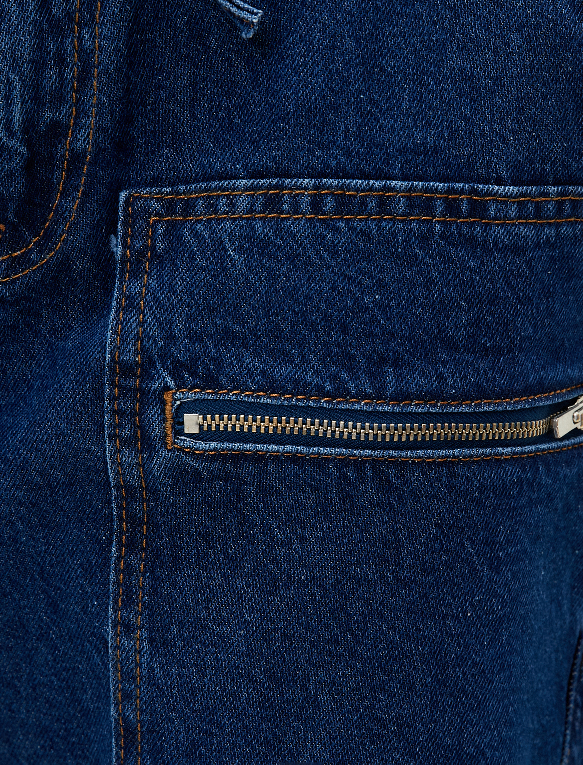   Kargo Kot Pantolon Straight Jean Yüksek Bel Düz Paça - Eve Jeans