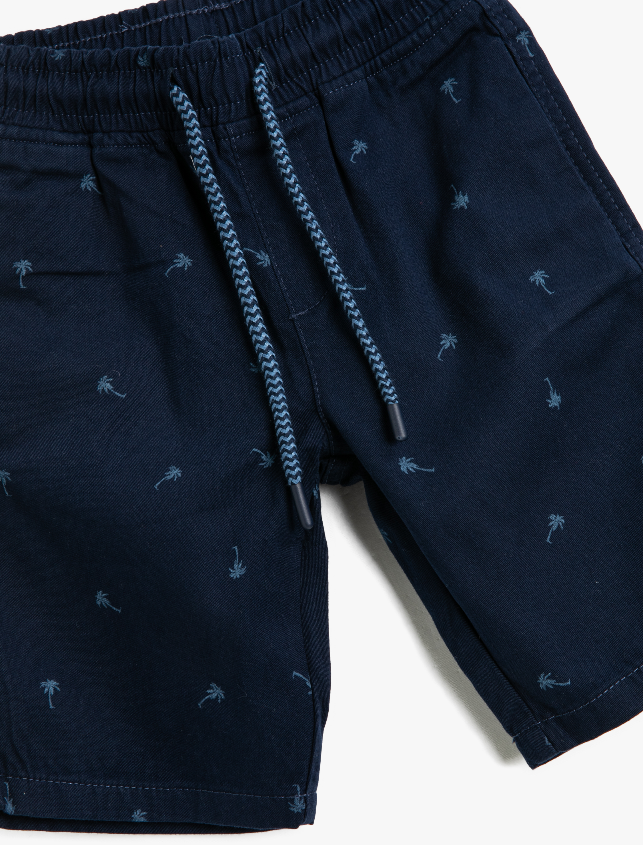  Erkek Çocuk Şort Chino Pamuklu Beli Bağlamalı