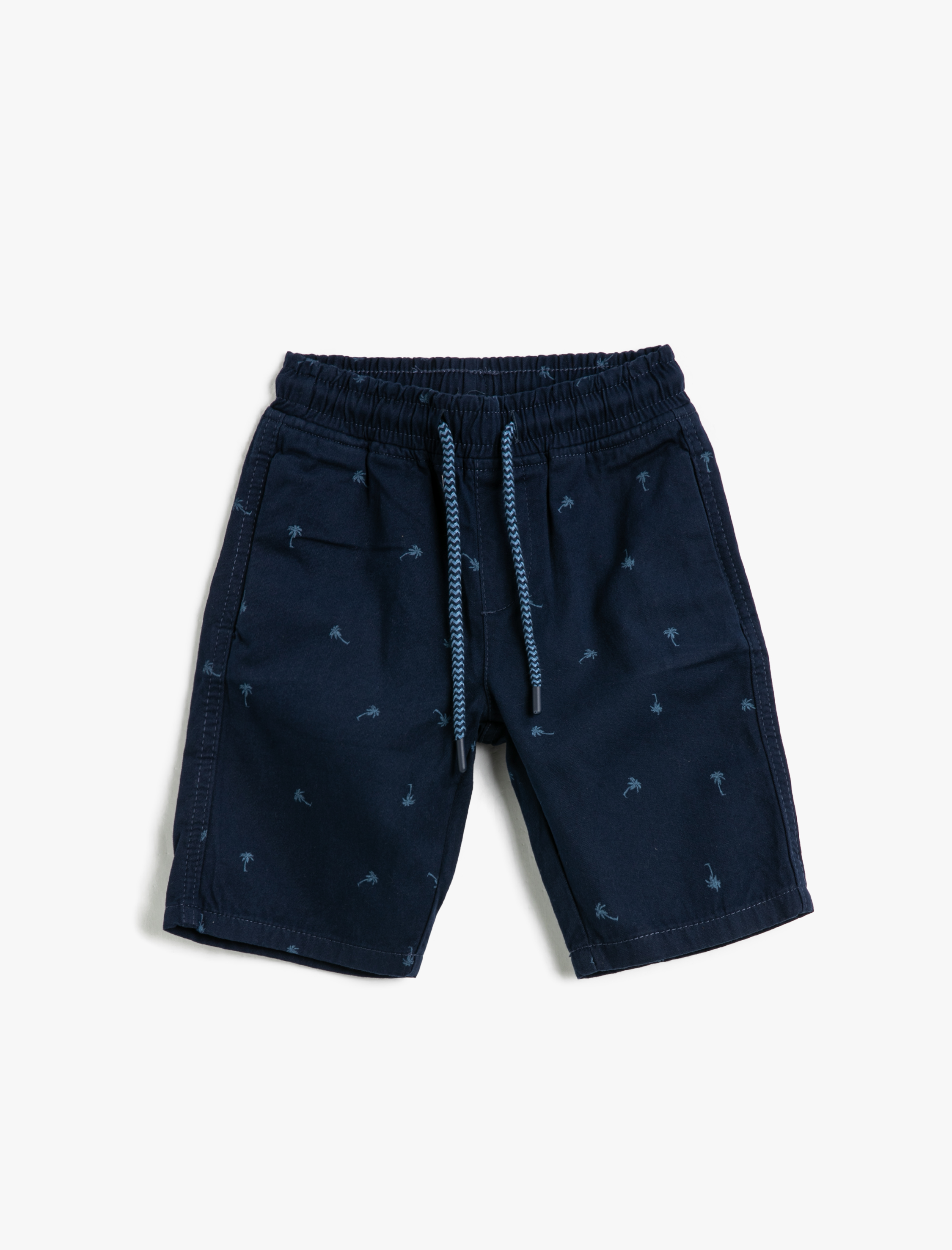  Erkek Çocuk Şort Chino Pamuklu Beli Bağlamalı