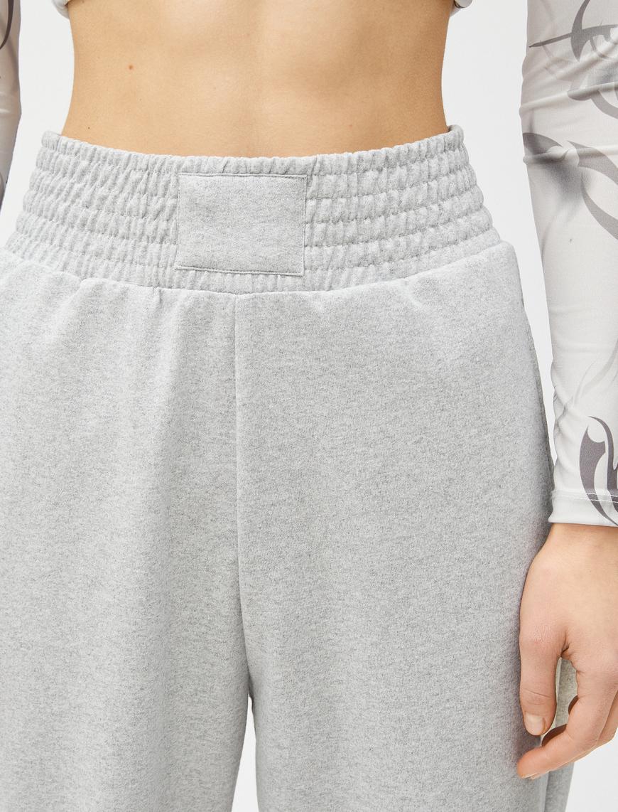   Jogger Eşofman Altı Yüksek Bel Cep Detaylı