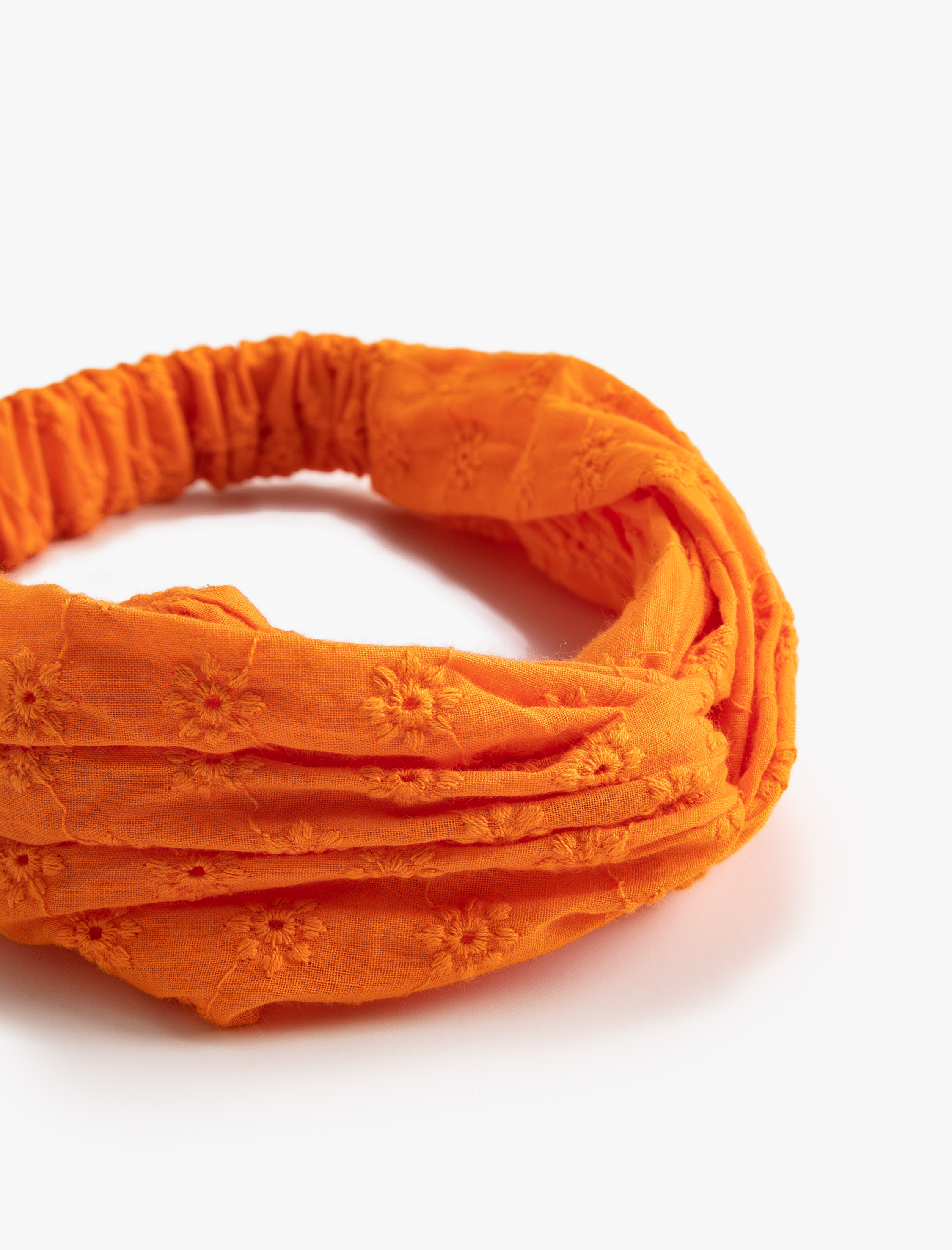  Kadın Fisto Saç Bandı Çiçek Nakışlı