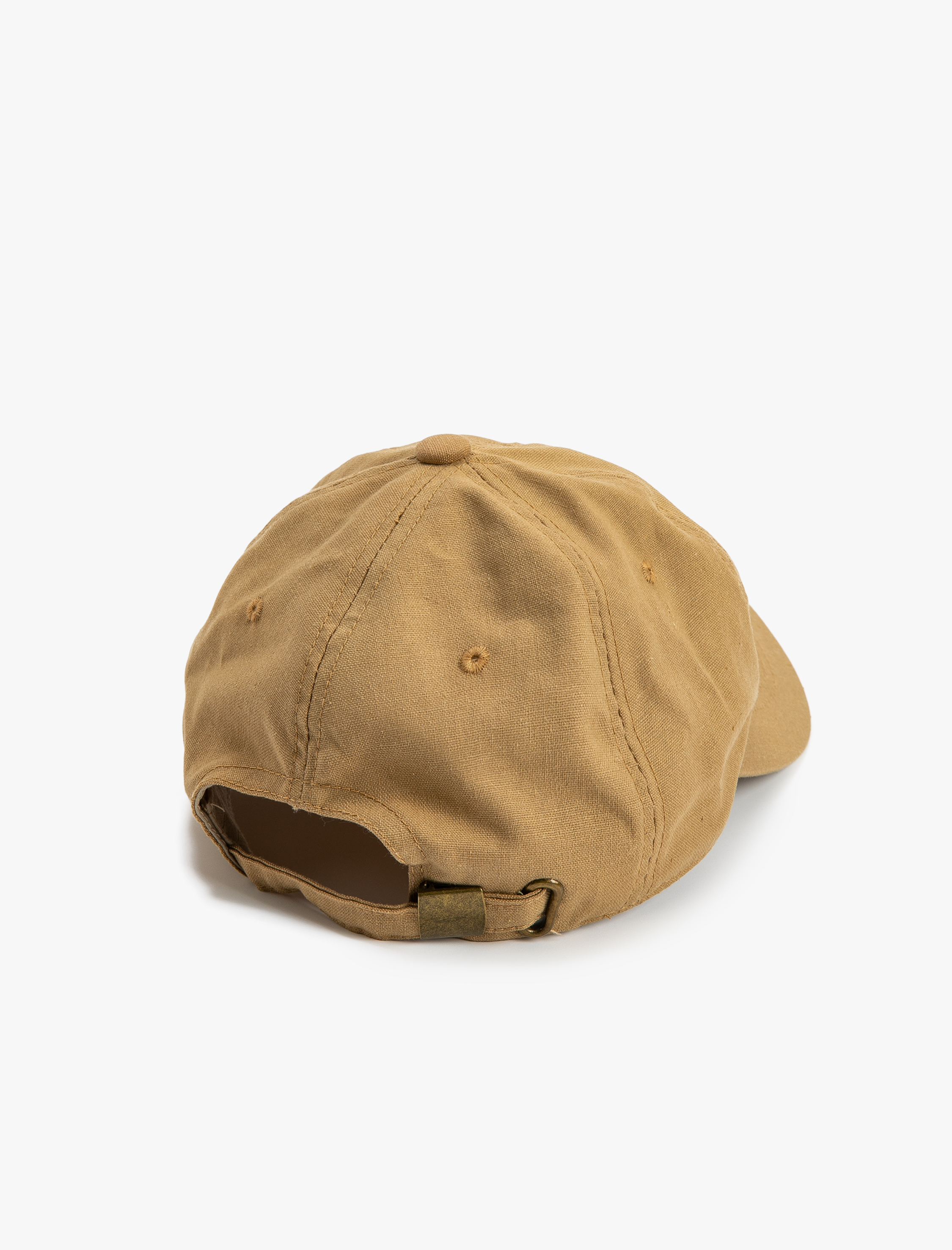 Erkek Kep Şapka Etiket Baskılı Slogan İşlemeli