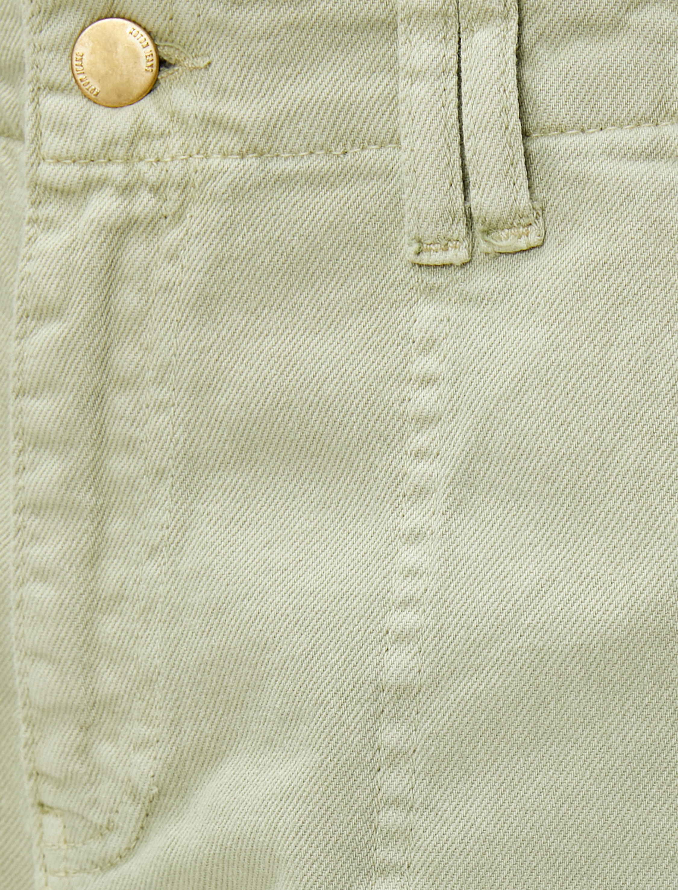   Yüksek Bel Kot Pantolon Düz Paça