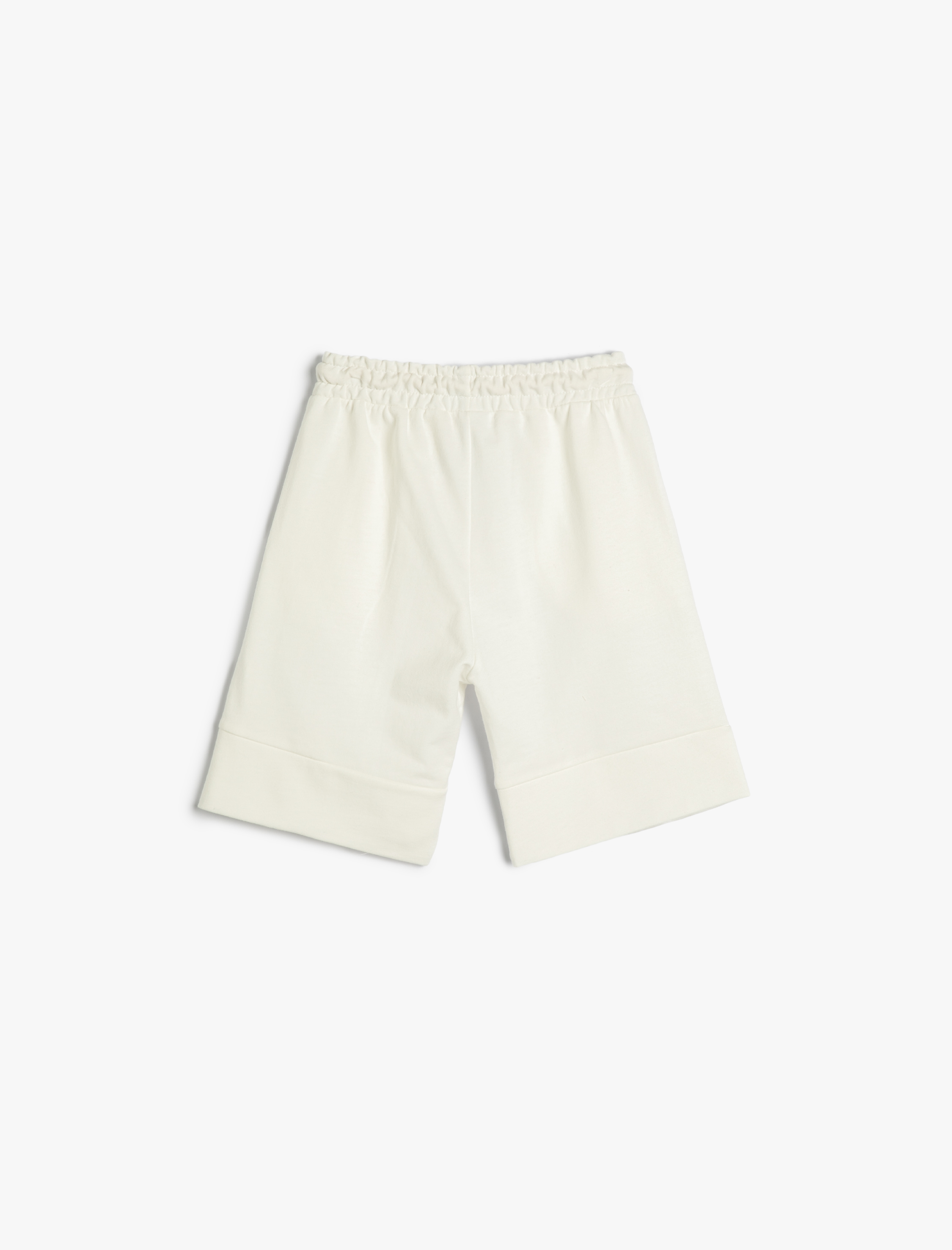  Erkek Çocuk Şort Basic Beli Bağlamalı Cepli Pamuklu