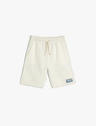 Şort Basic Beli Bağlamalı Cepli Pamuklu